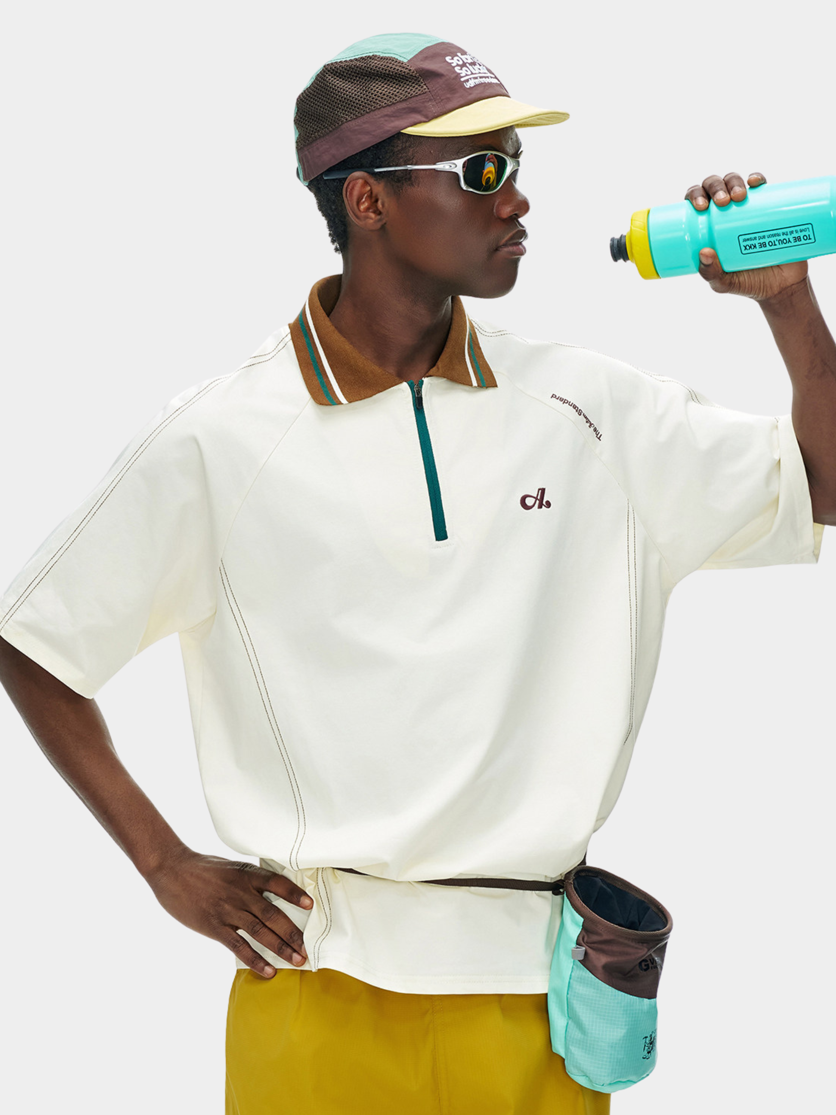 MesaZone - Men's Cooling Quick-Dry Polo T-Shirt