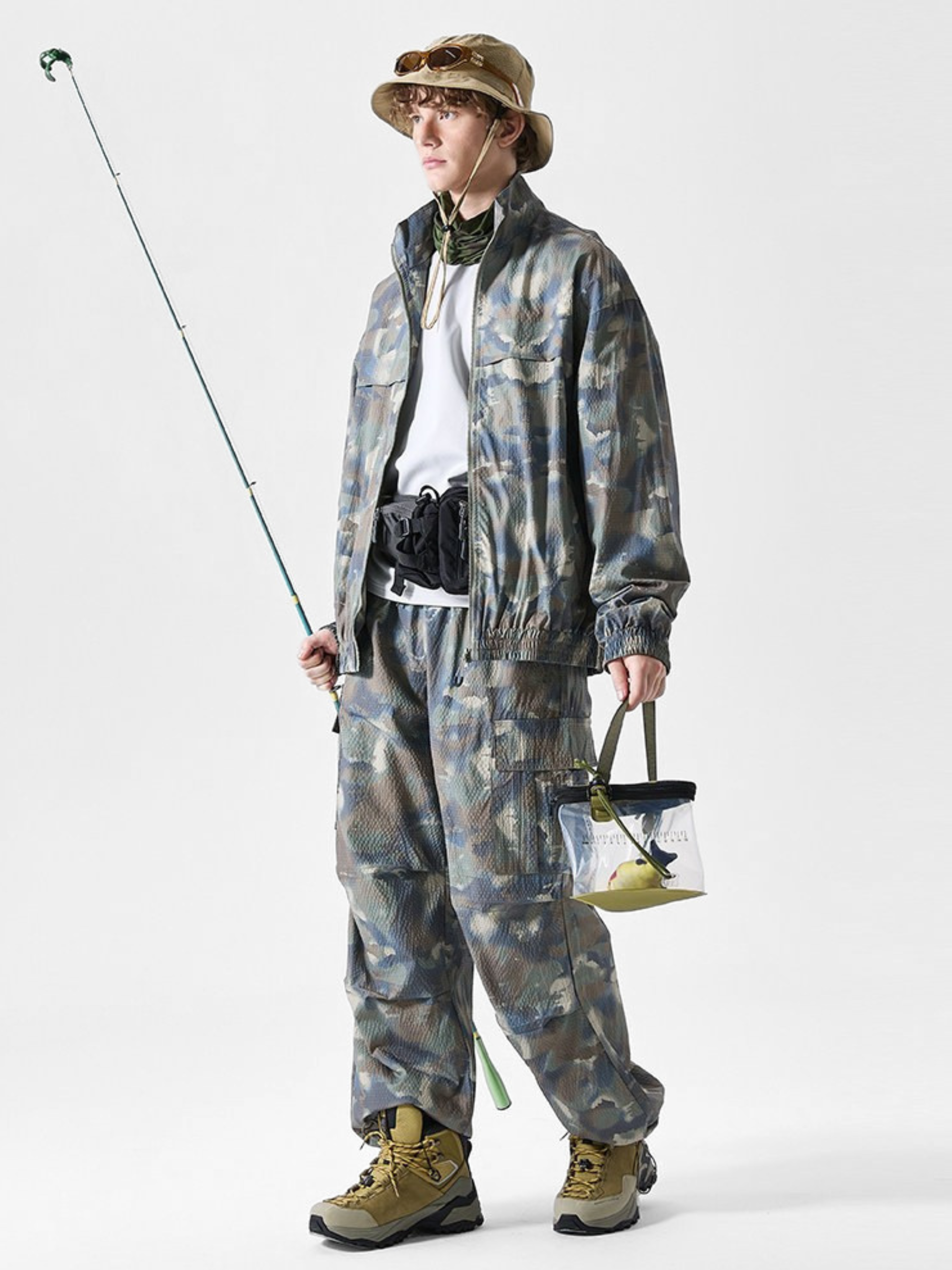 OwlCliff - Unisex Triple-Protection Water-Repellent Camo Cargo Pants