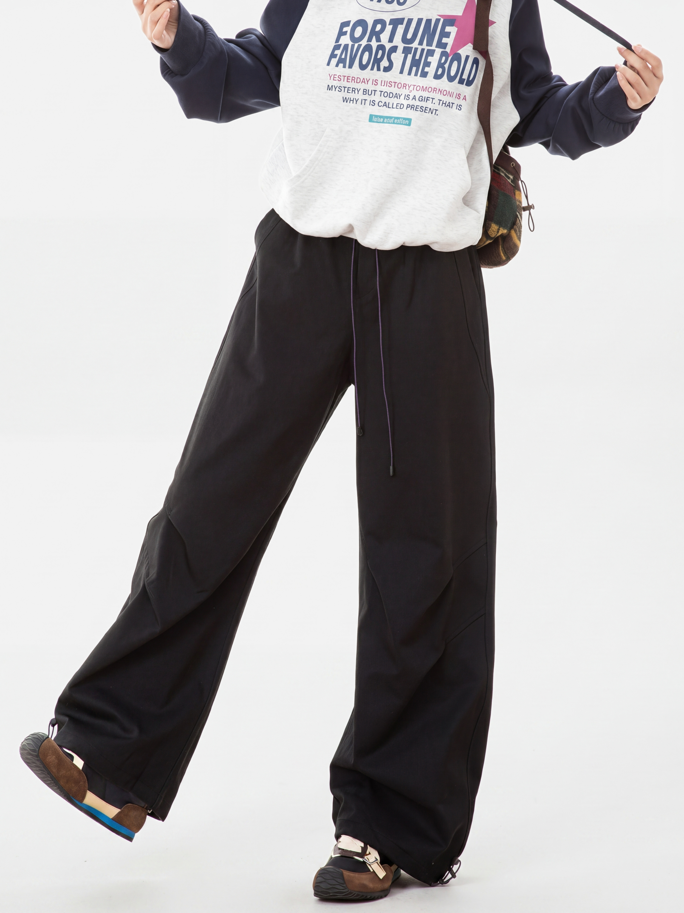 FlintPeak - Unisex Ruched Drawstring Utility Pants