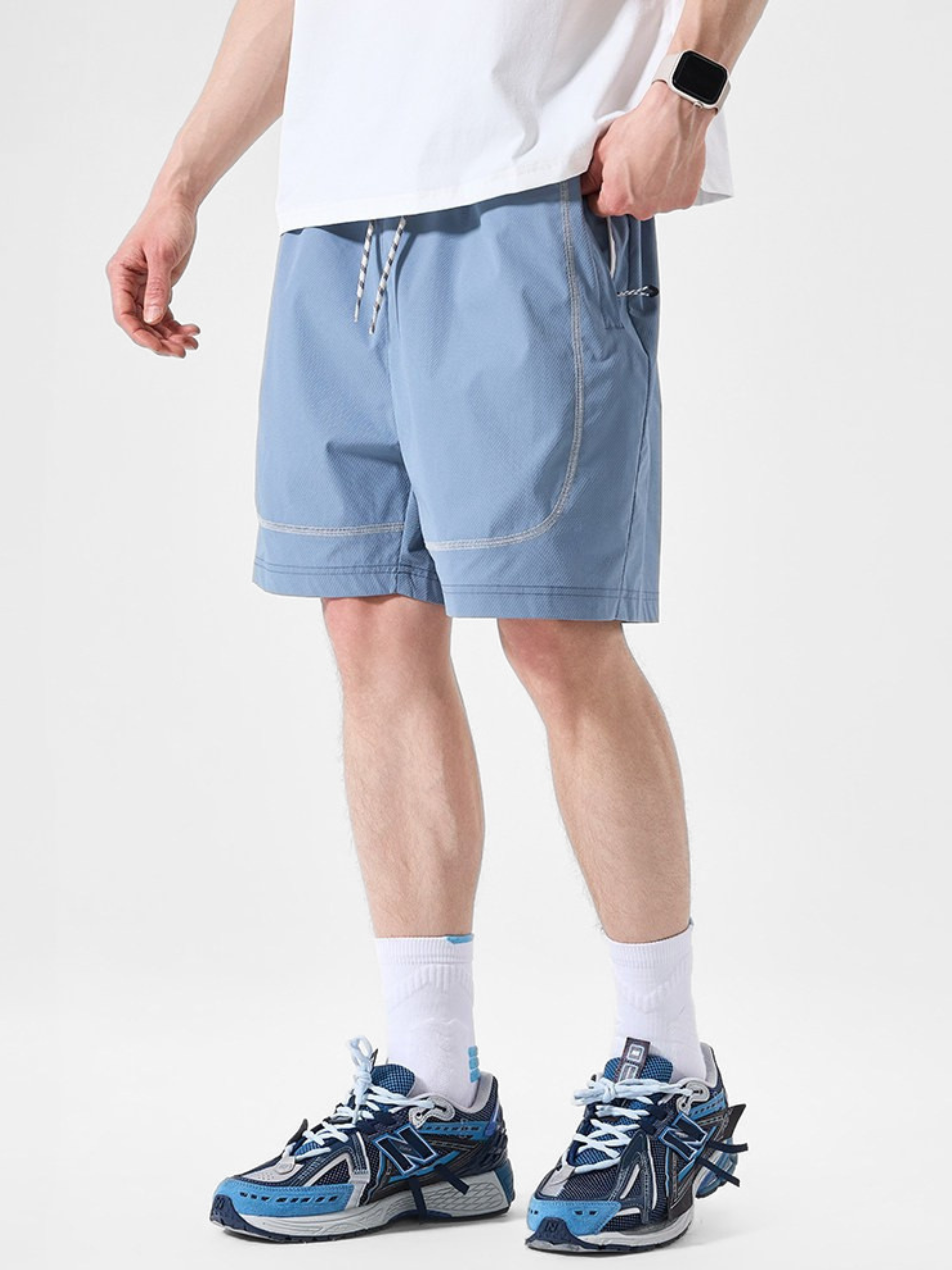 ChillClip - Unisex Water-Repellent Contrast Panel Shorts