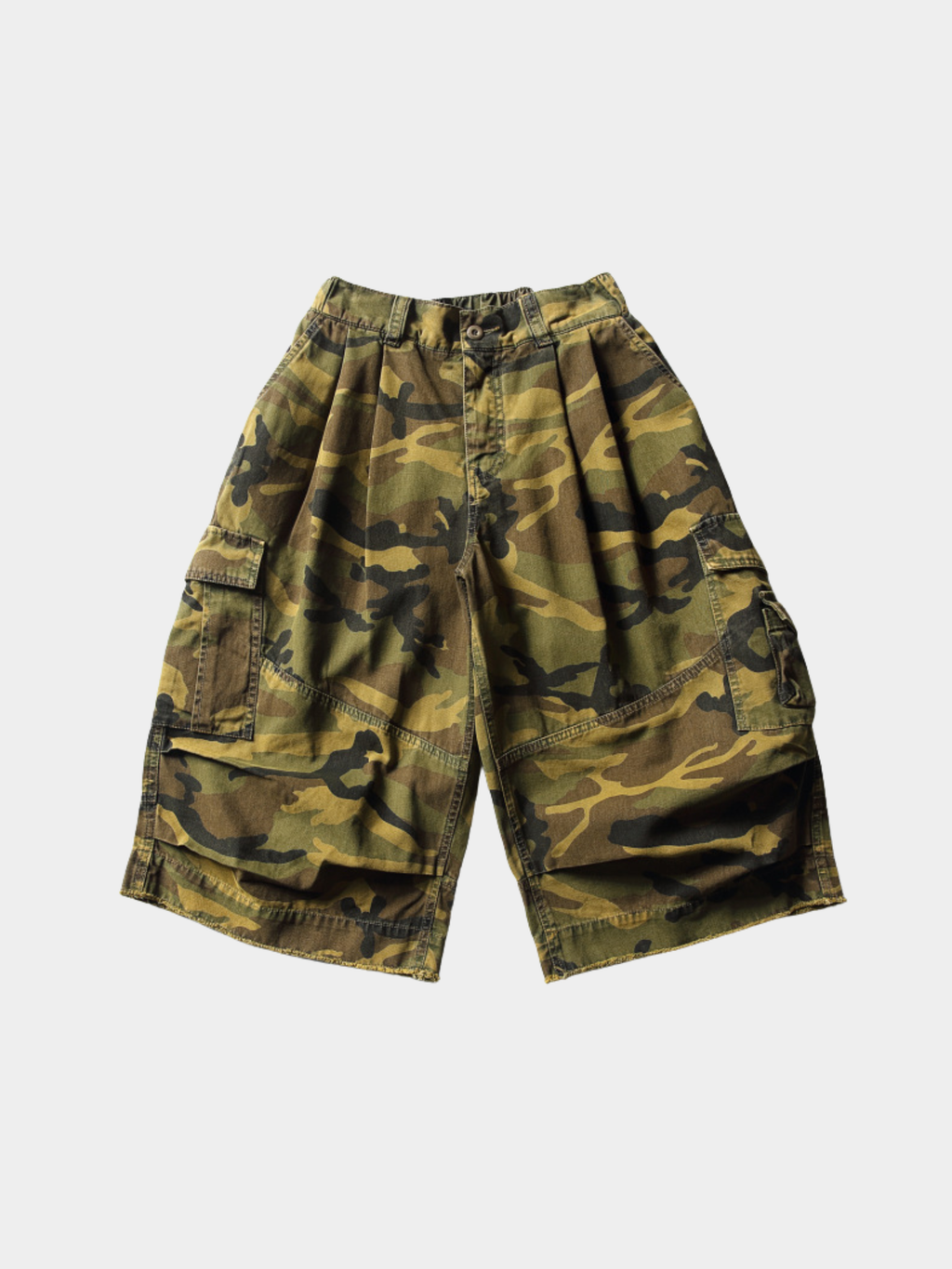 CampShell - Multi-Pocket Camouflage Relaxed Shorts