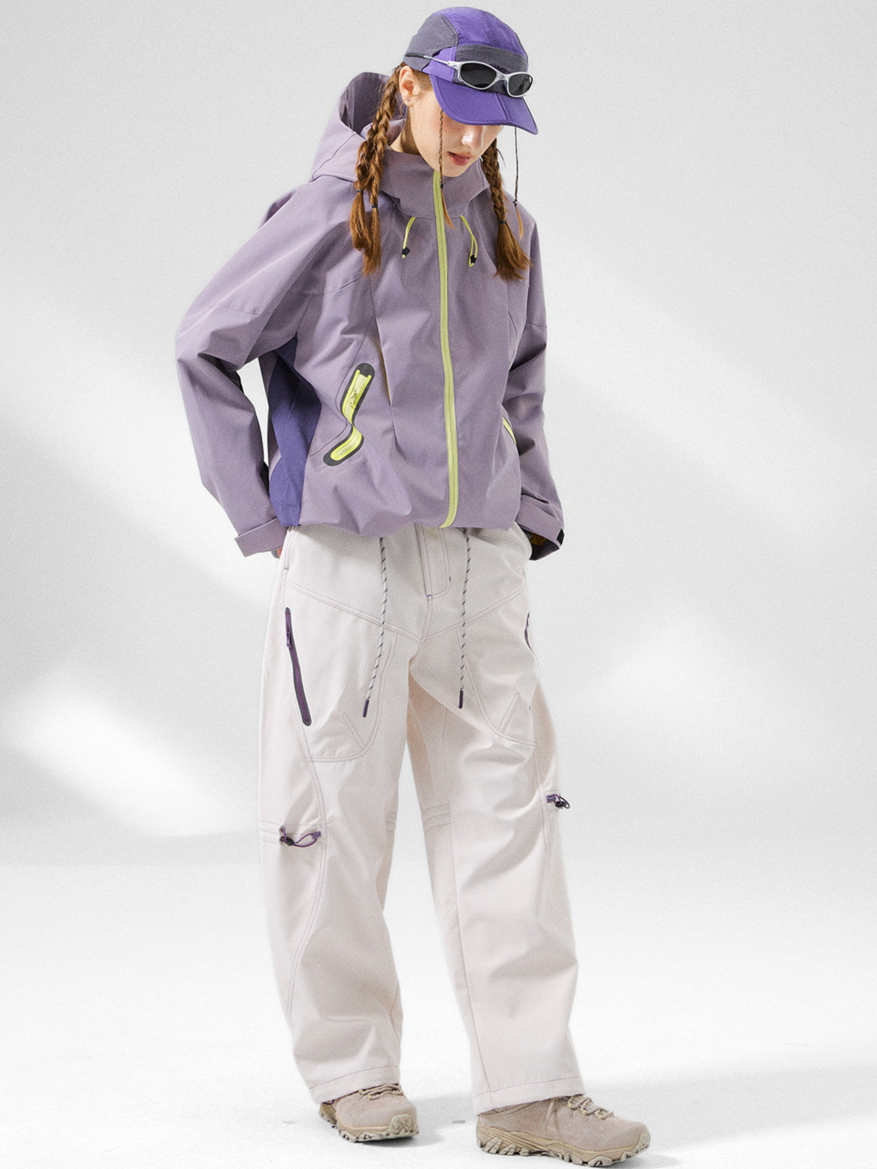 Ashrun - Unisex 8000mm Waterproof Reflective Shell Jacket