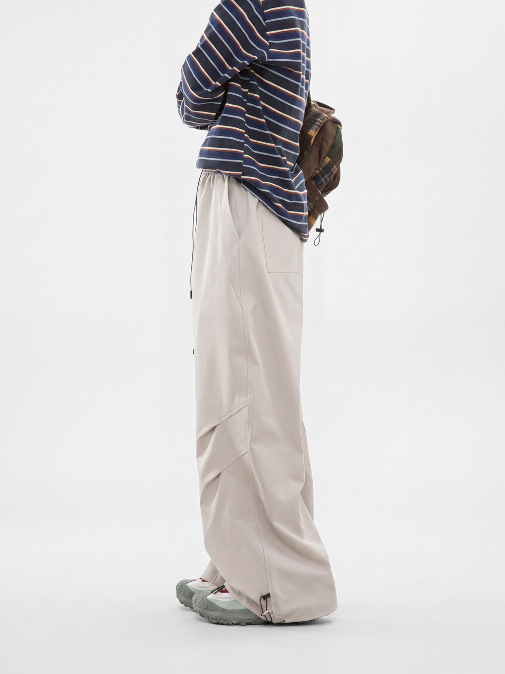FlintPeak - Ruched Drawstring Utility Pants