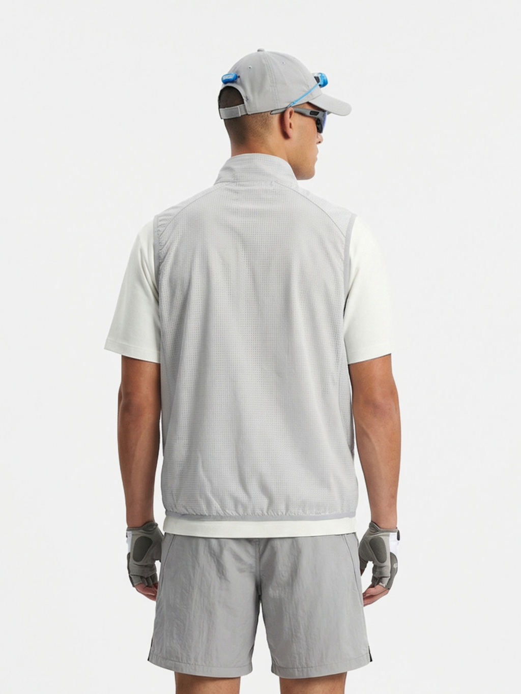 FoxCliff - Unisex Lightweight Perforated Mesh Breathable Zip Vest