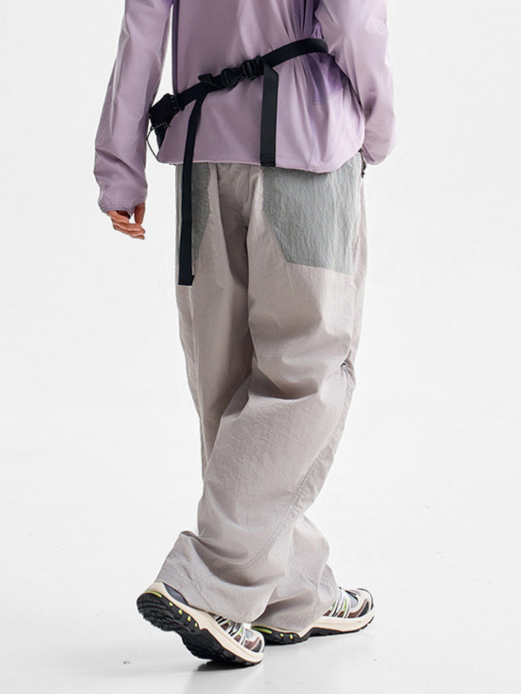 OwlRush - Unisex Water-Repellent Quick-Dry Contrast Paratrooper Pants