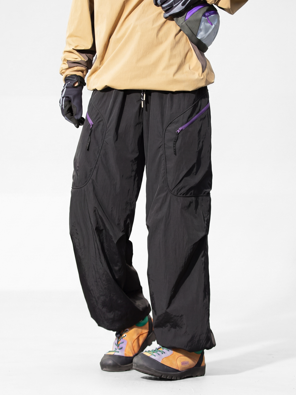 AlpRidge - Men's Water-Repellent Durable Shell Cargo Pants