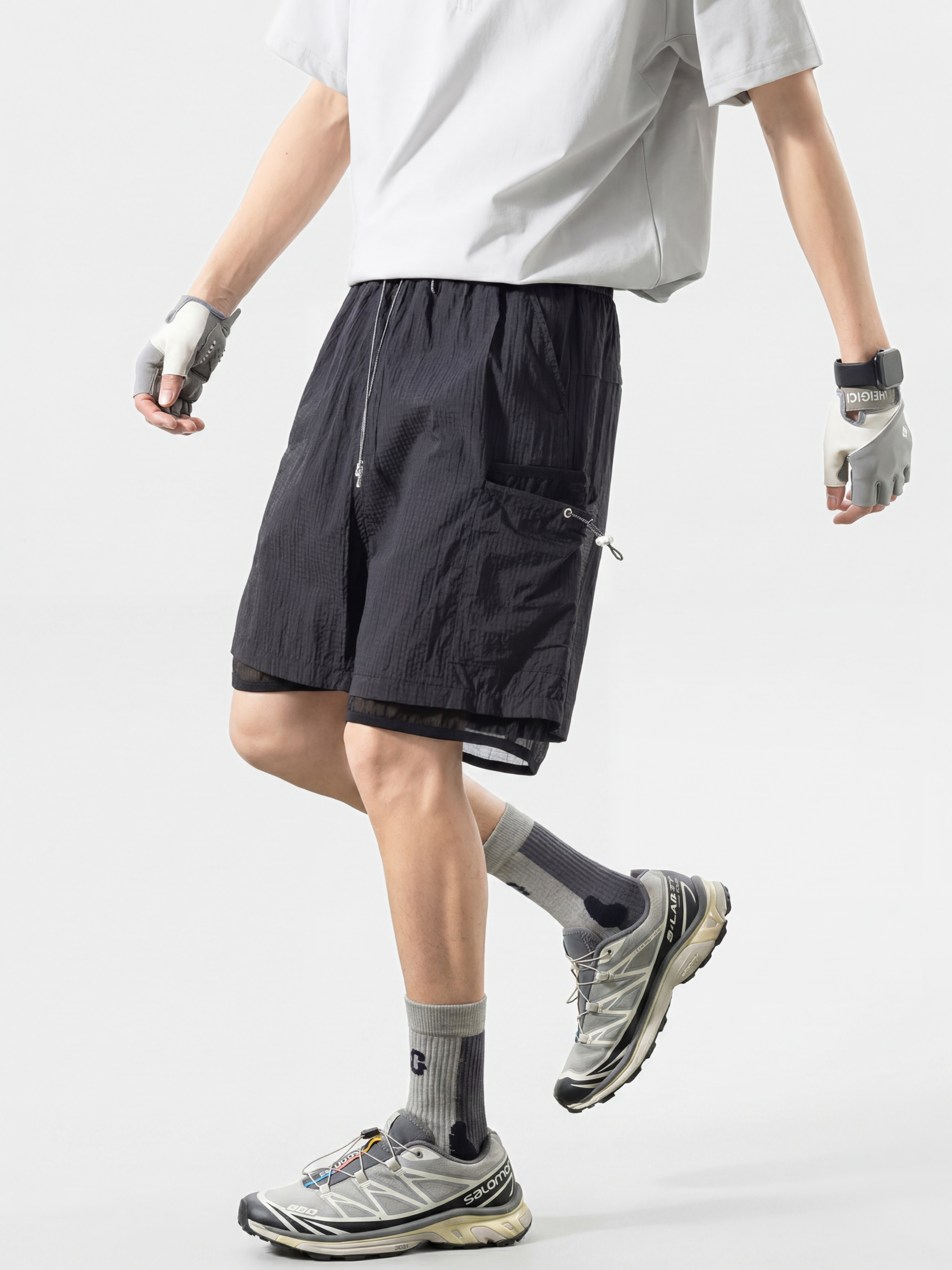 BaseNet - Men's Water-Repellent Breathable Quick-Dry Shorts