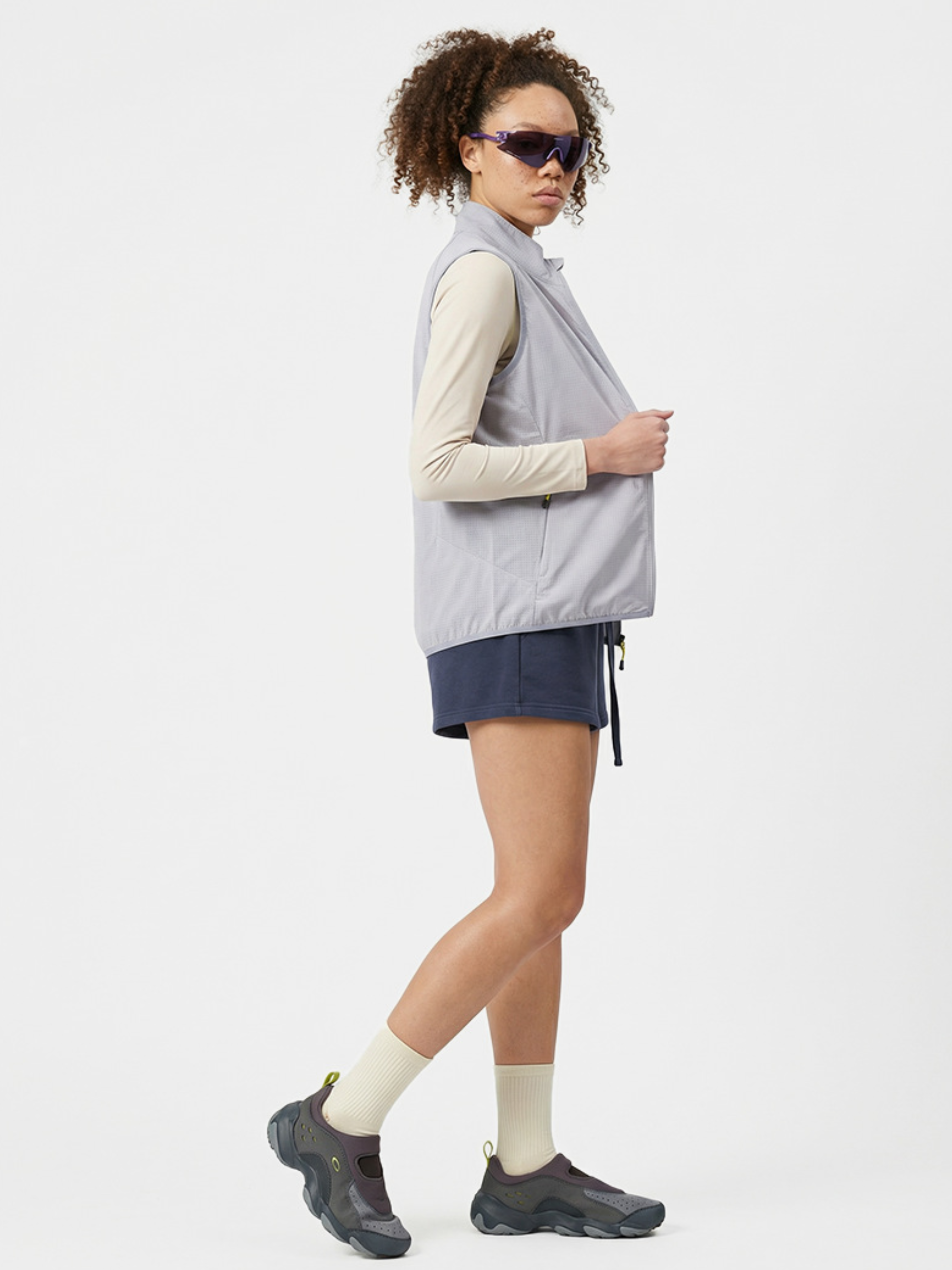 FoxCliff - Lightweight Perforated Mesh Breathable Zip Vest