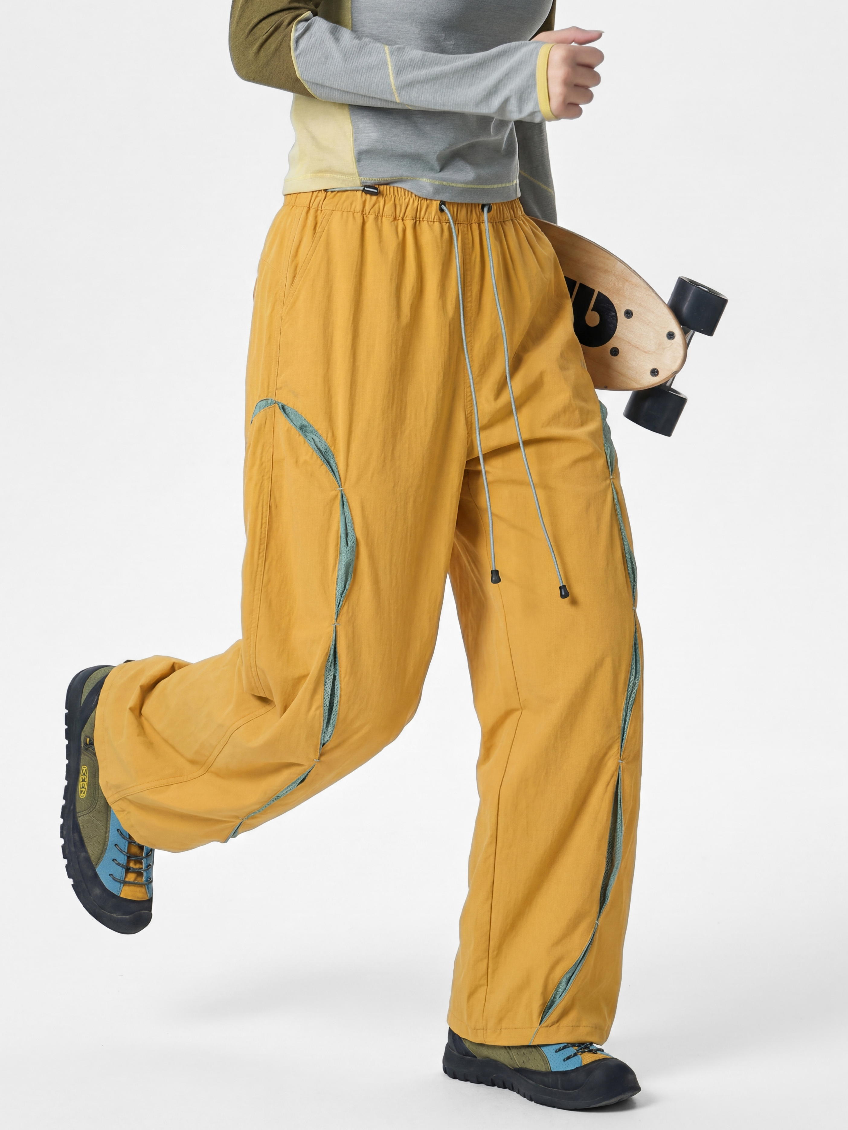 AlpineValley - UV-Resistant Water-Repellent Colorblock Cargo Pants