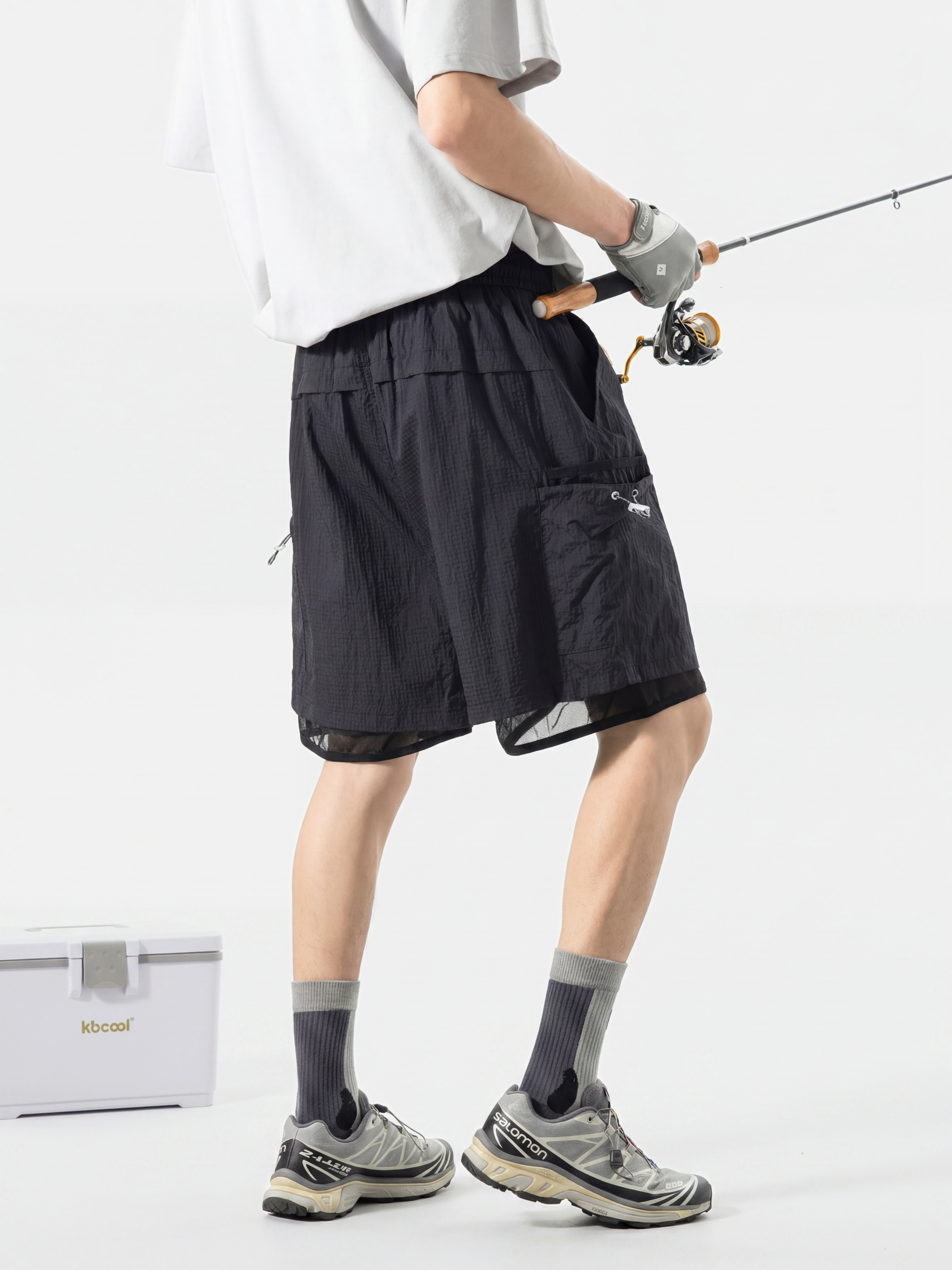 BaseNet - Men's Water-Repellent Breathable Quick-Dry Shorts