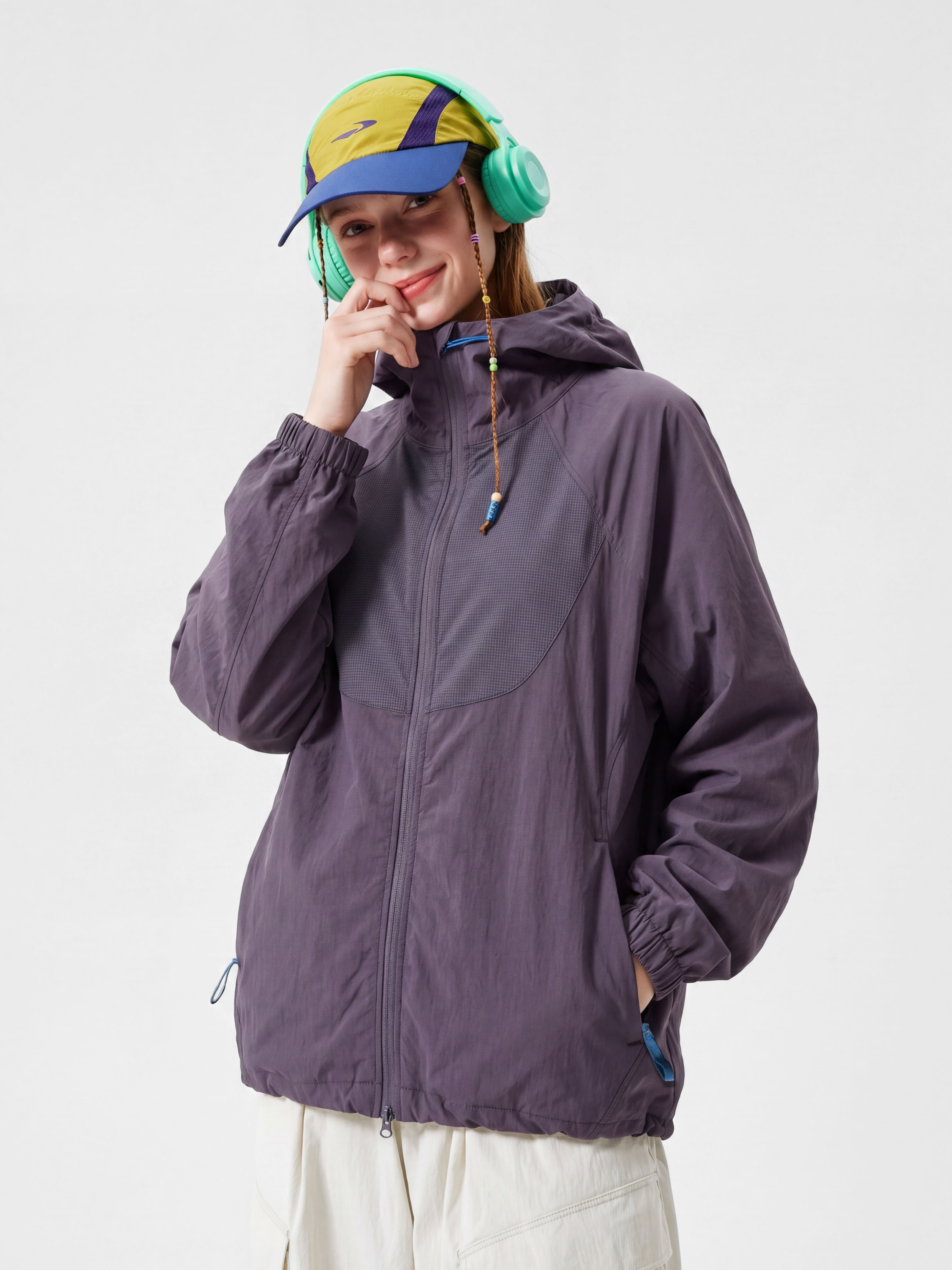 Ashbasin - Women's UPF50+ Lightweight Water-Repellent Sun Protection Jacket