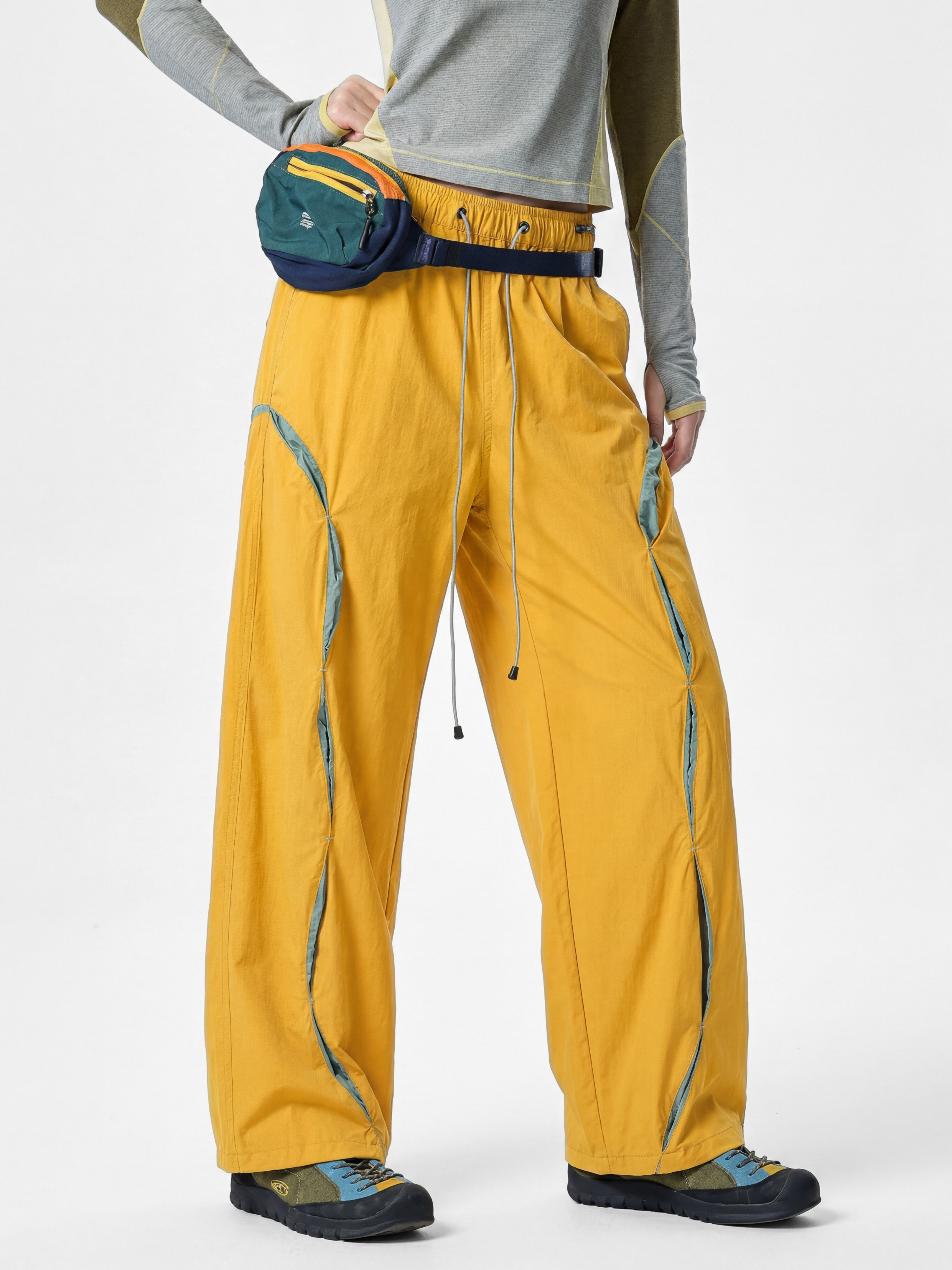AlpineValley - UV-Resistant Water-Repellent Colorblock Cargo Pants