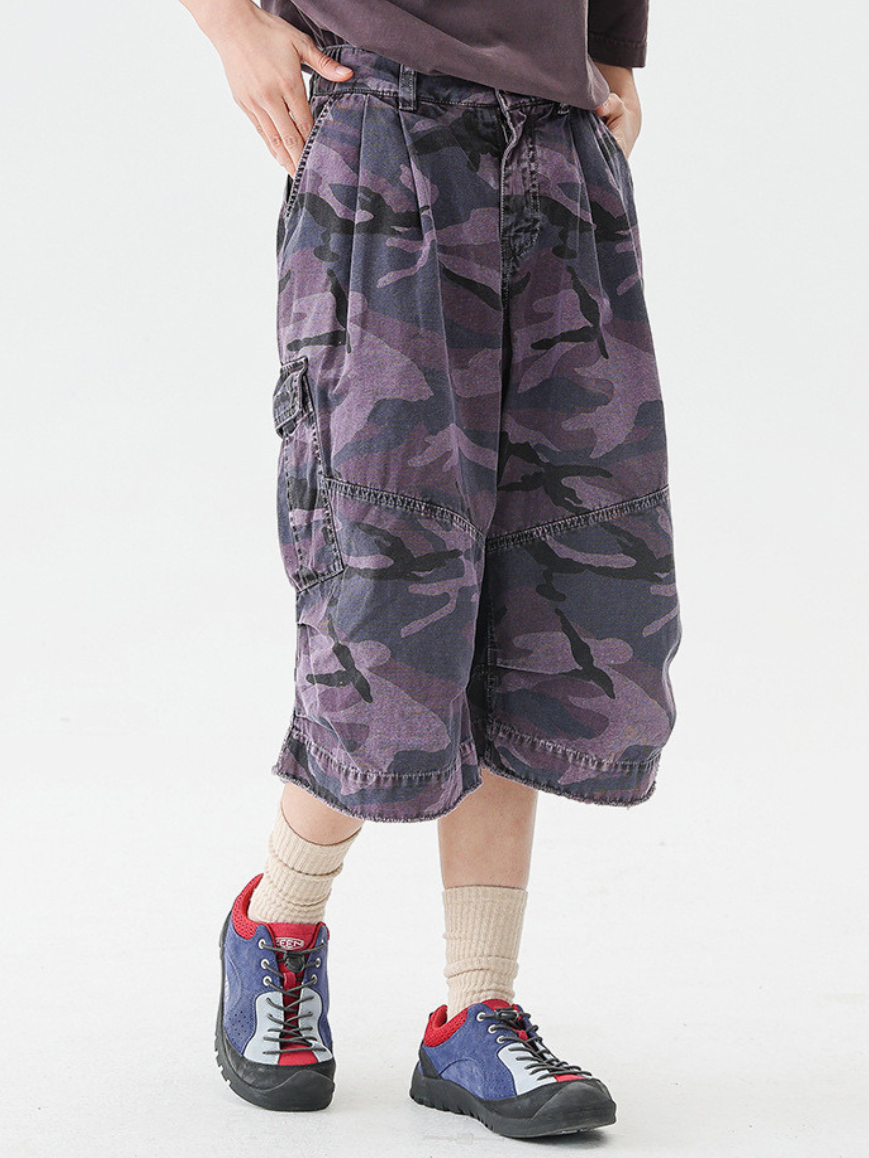 CampShell - Multi-Pocket Camouflage Relaxed Shorts