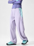 RunFlow - Unisex Contrast Stitch Lightweight Quick-Dry Paratrooper Pants