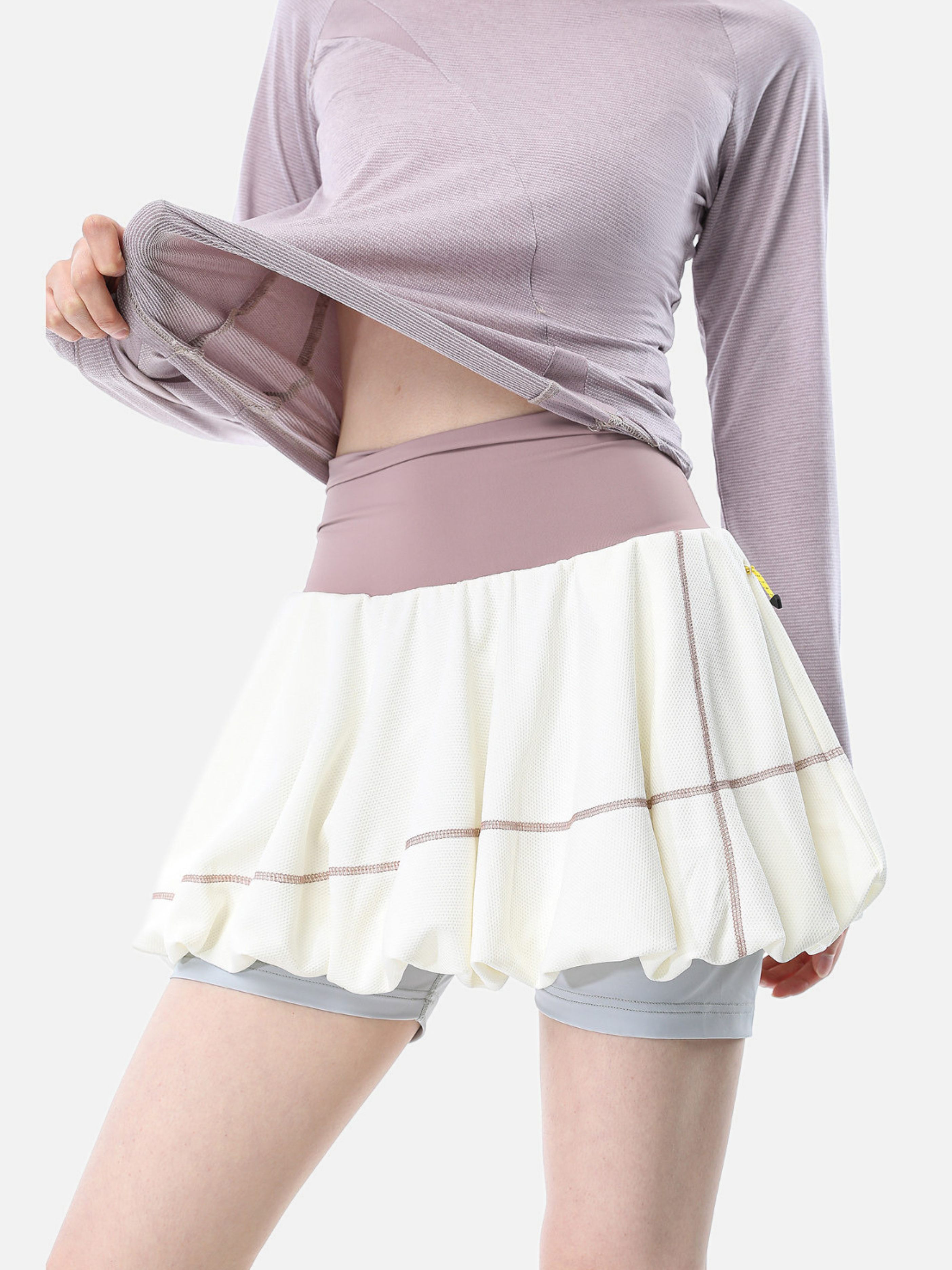 Boreax - Women's UV Protection Anti-Static 2-in-1 Bubble Skirt