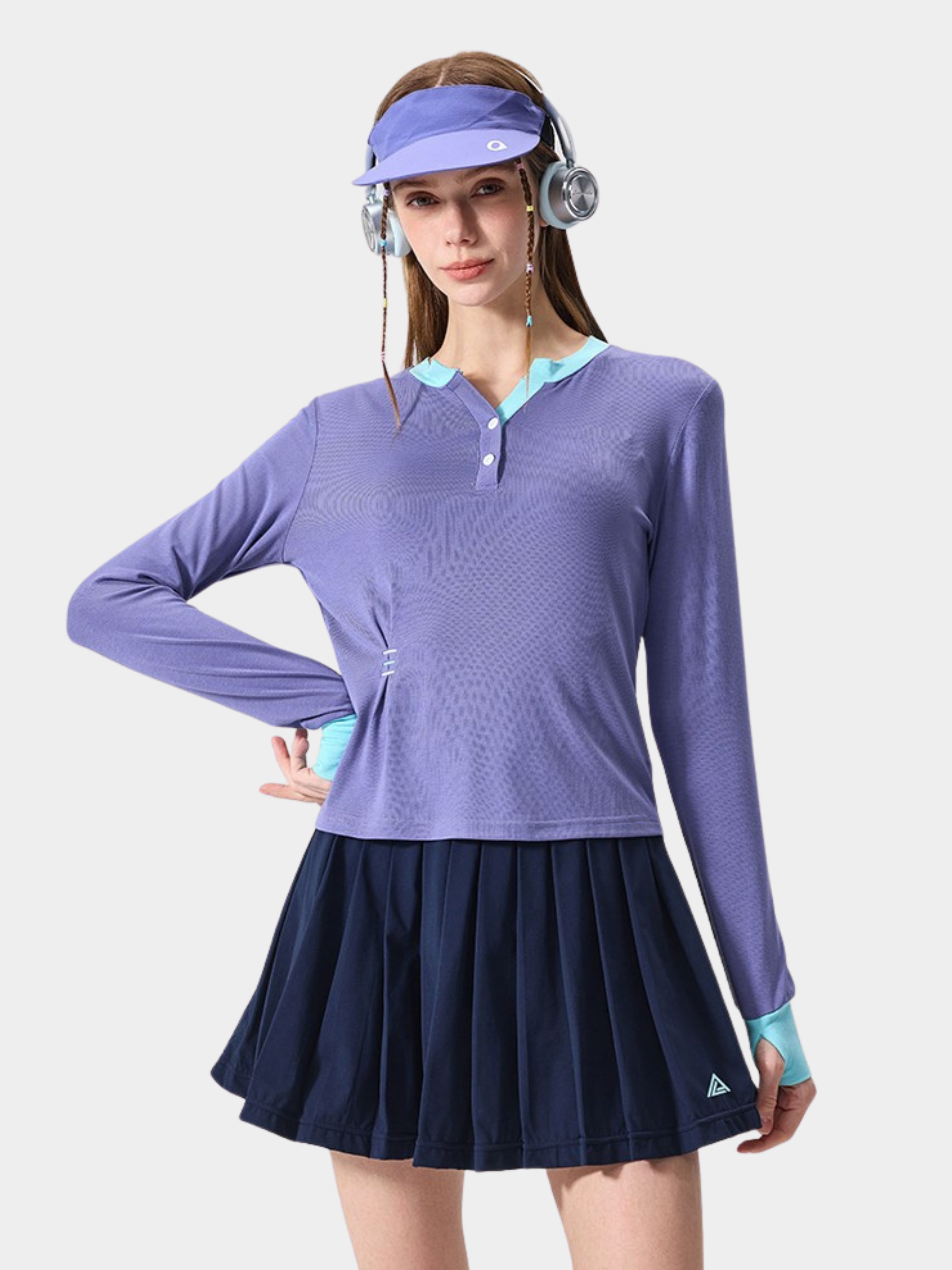 Thermax - Women's Lightweight Breathable Henley Neck T-Shirt