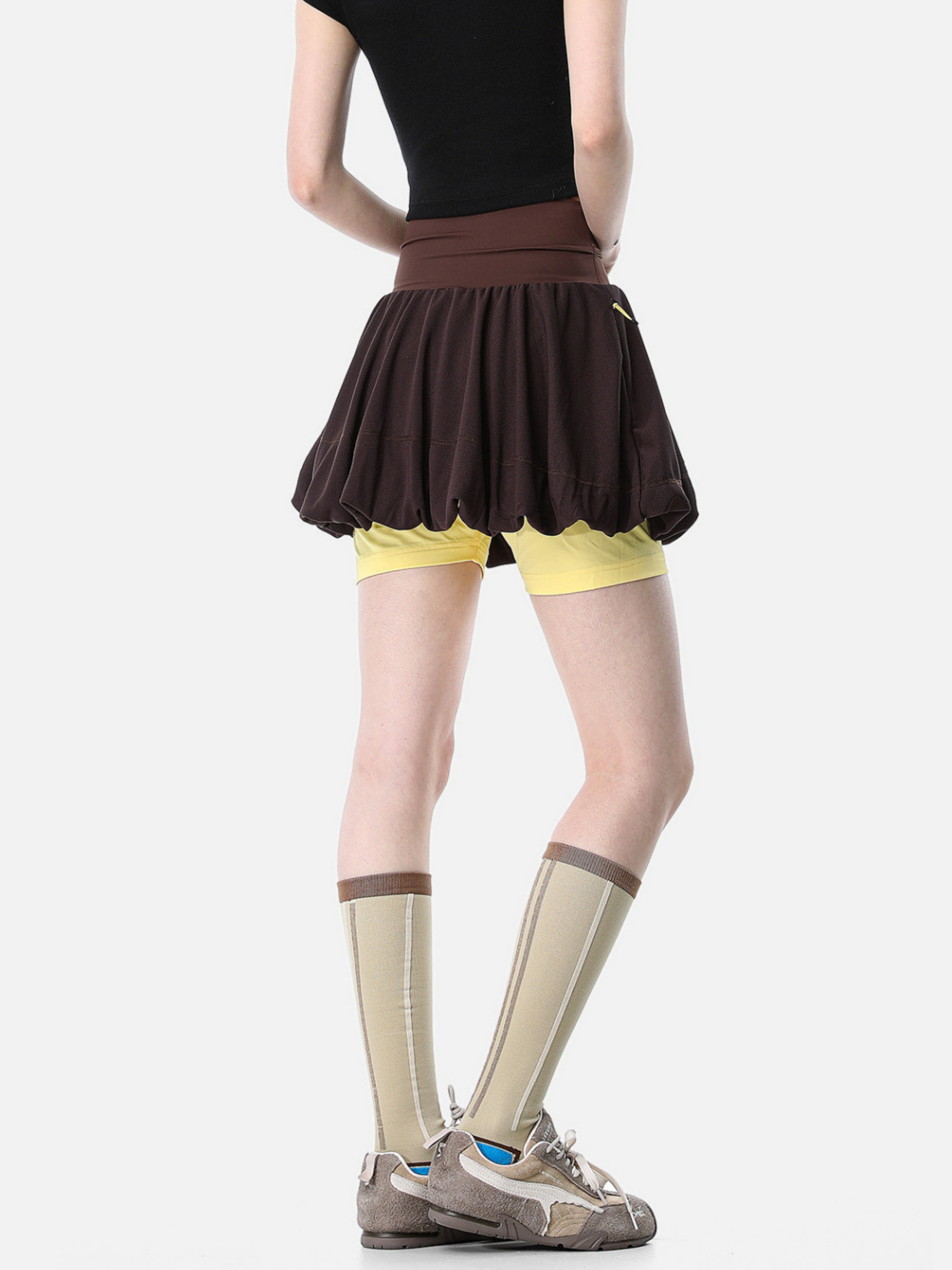 Boreax - Women's UV Protection Anti-Static 2-in-1 Bubble Skirt