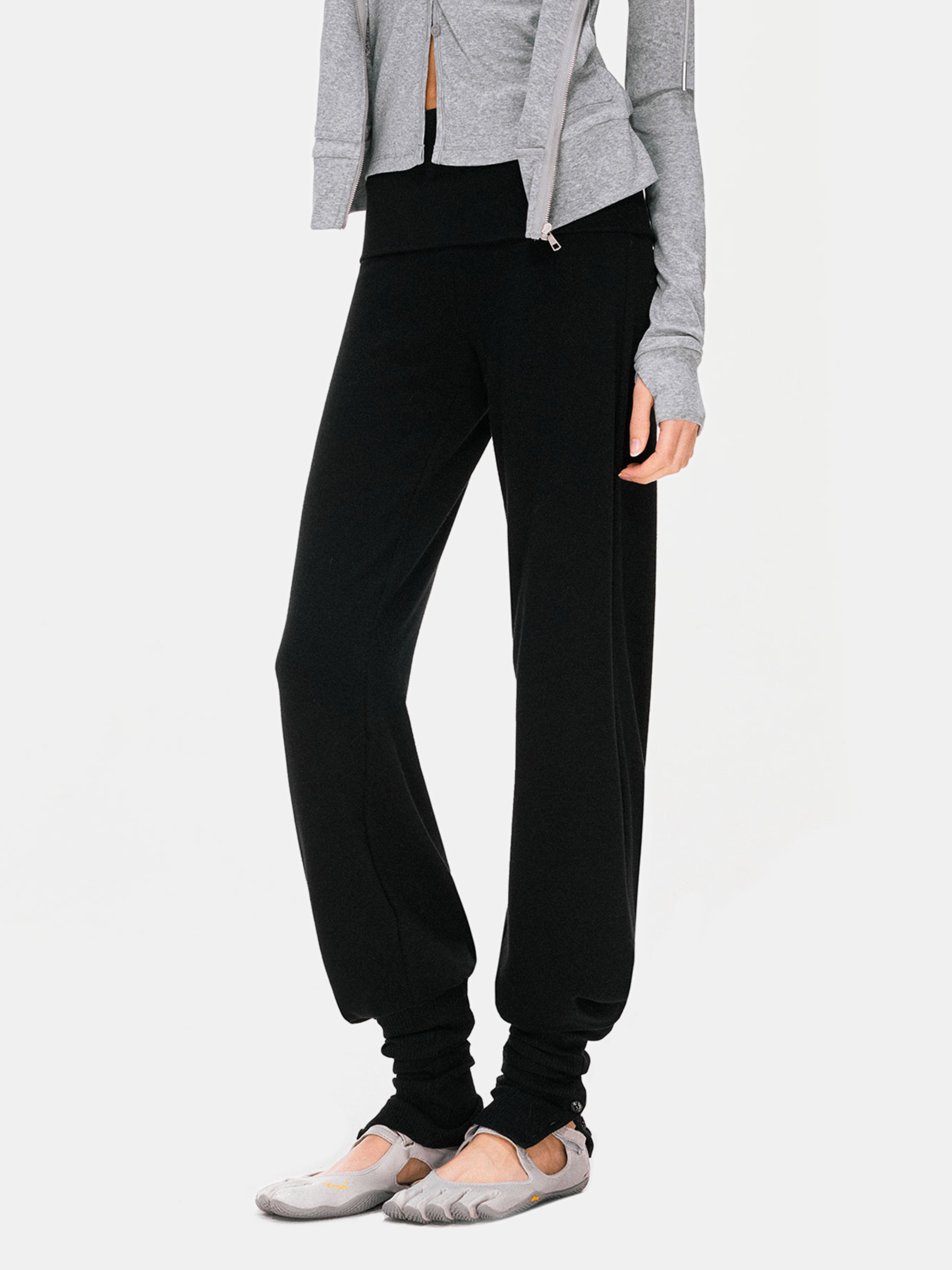 Hallowbrook - Women's Detachable Sock-Cuff Convertible Sweatpants