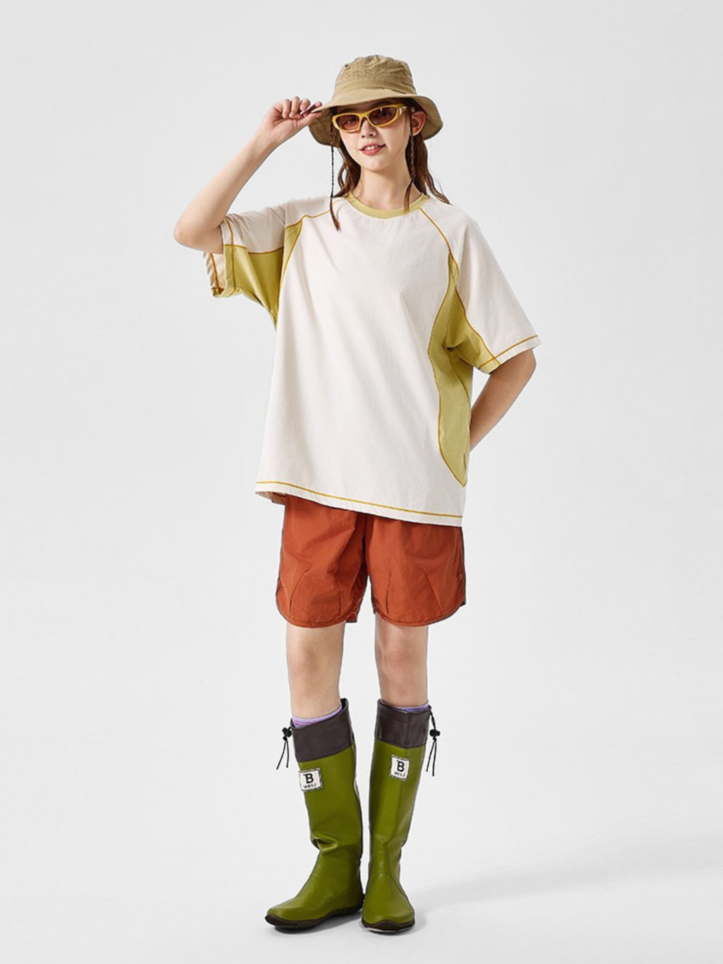 LightStep - Lightweight Quick-Dry Colorblock Performance T-Shirt