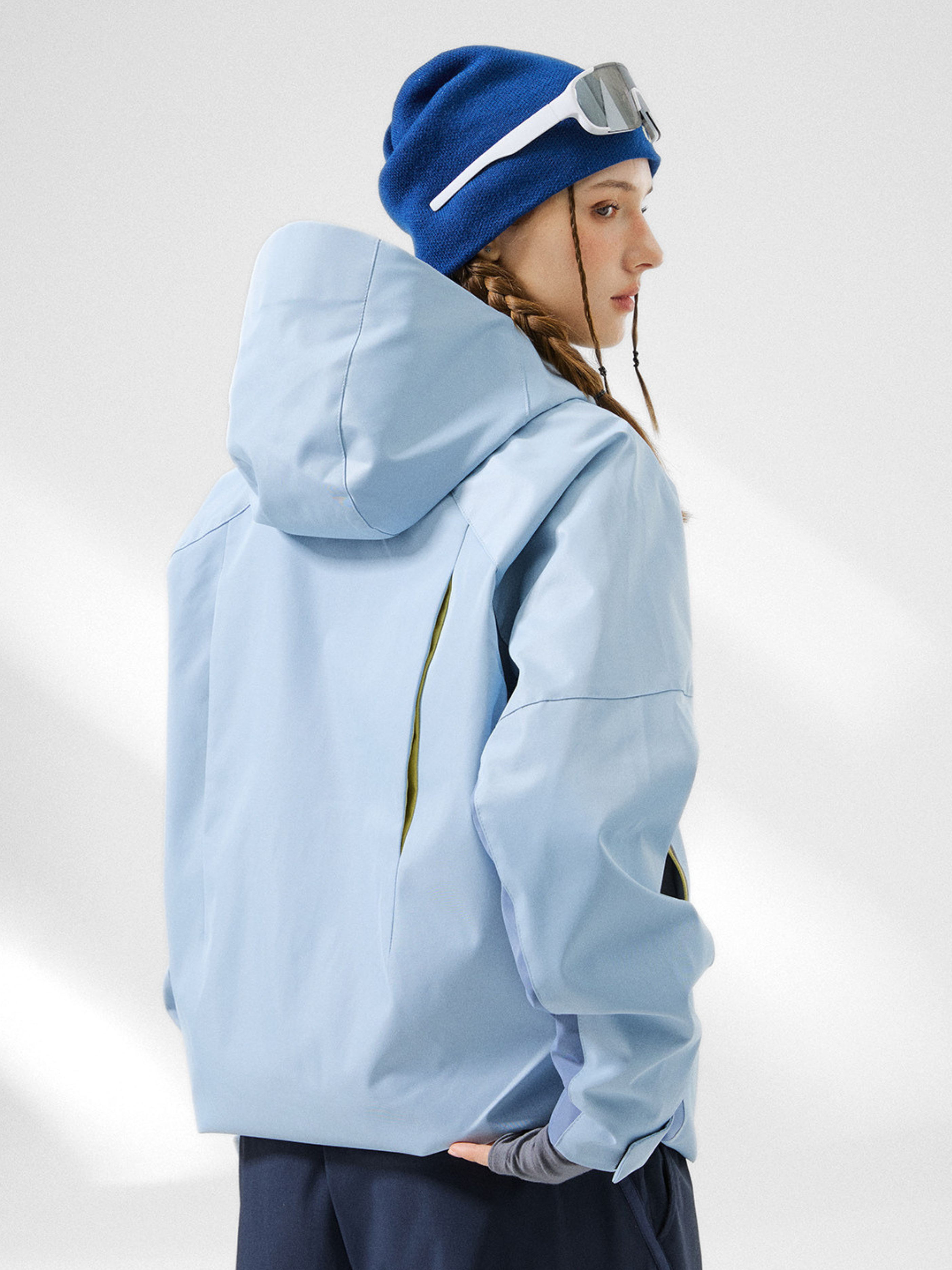 Ashrun - Unisex 8000mm Waterproof Reflective Shell Jacket