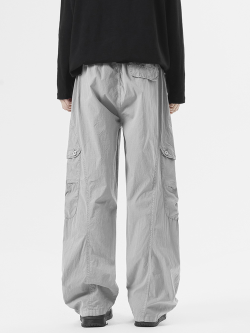 Aegeax - Men's Multi-Pocket Cotton Blend Utility Cargo Pants