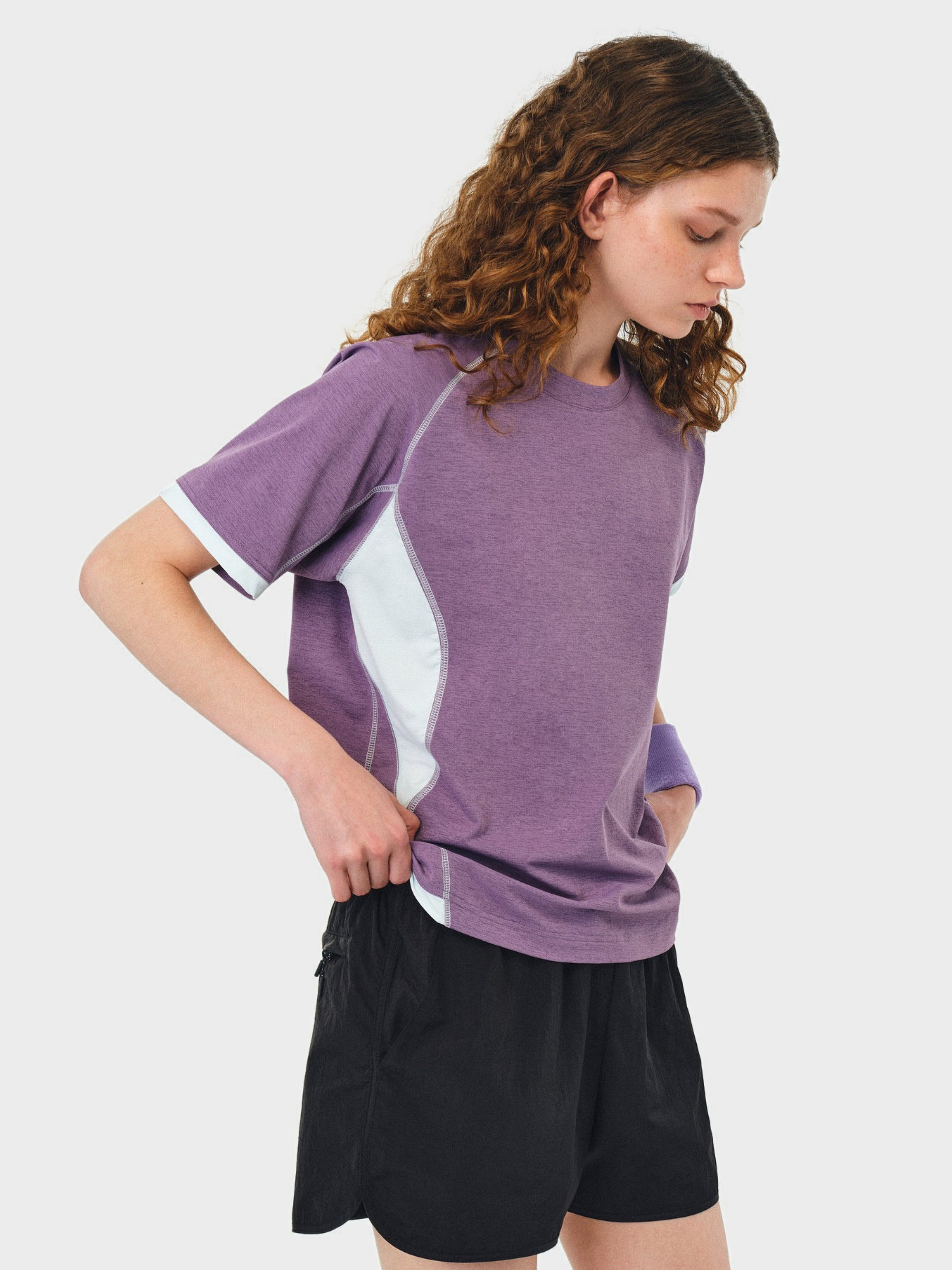 Fireclaw - Unisex Quick-Dry Colorblock Performance T-Shirt