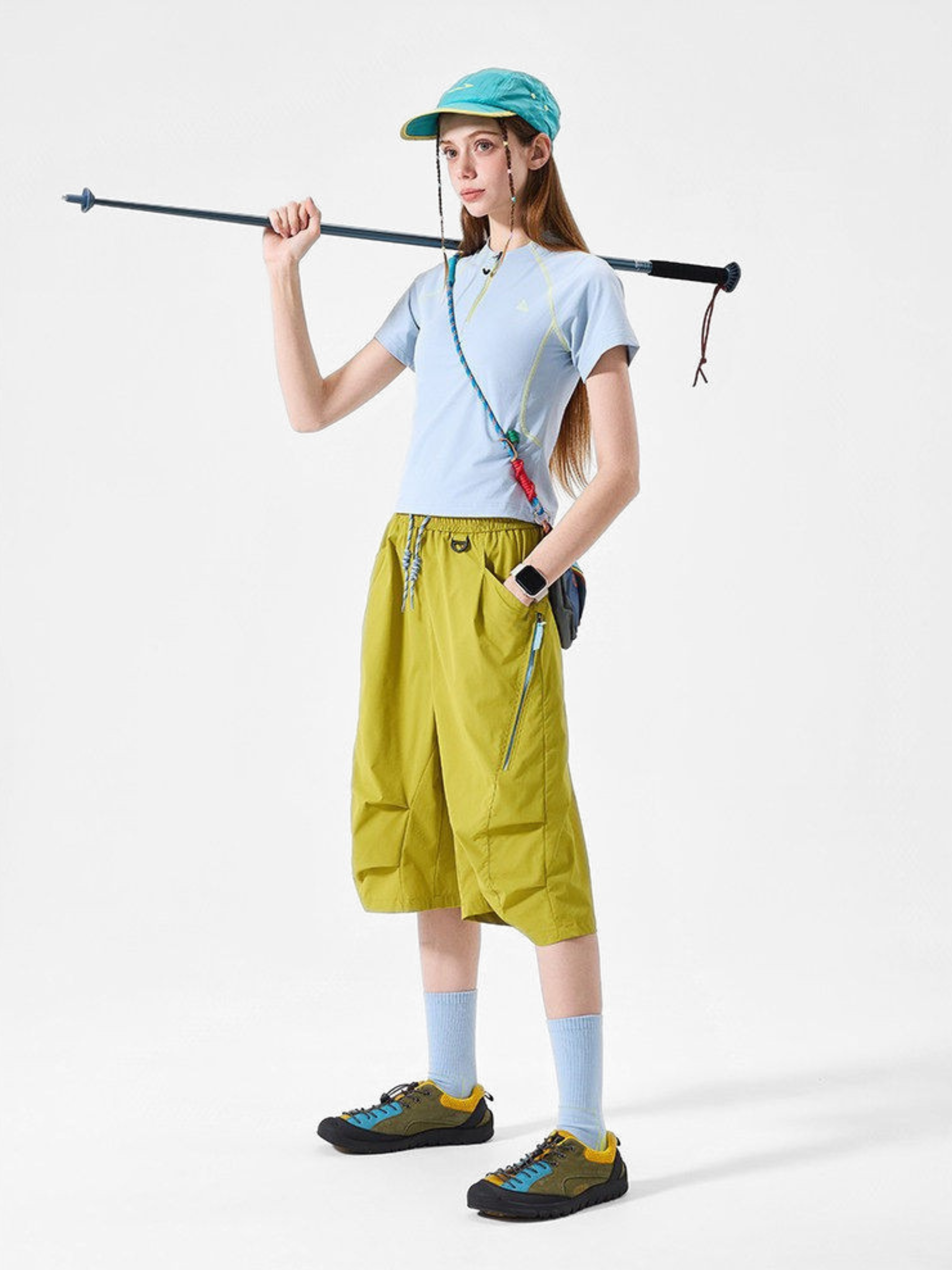 DewDash - Water-Repellent Wrinkle Utility Shell Shorts