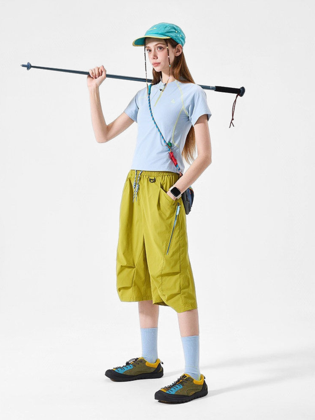 DewDash - Unisex Water-Repellent Wrinkle Utility Shell Shorts
