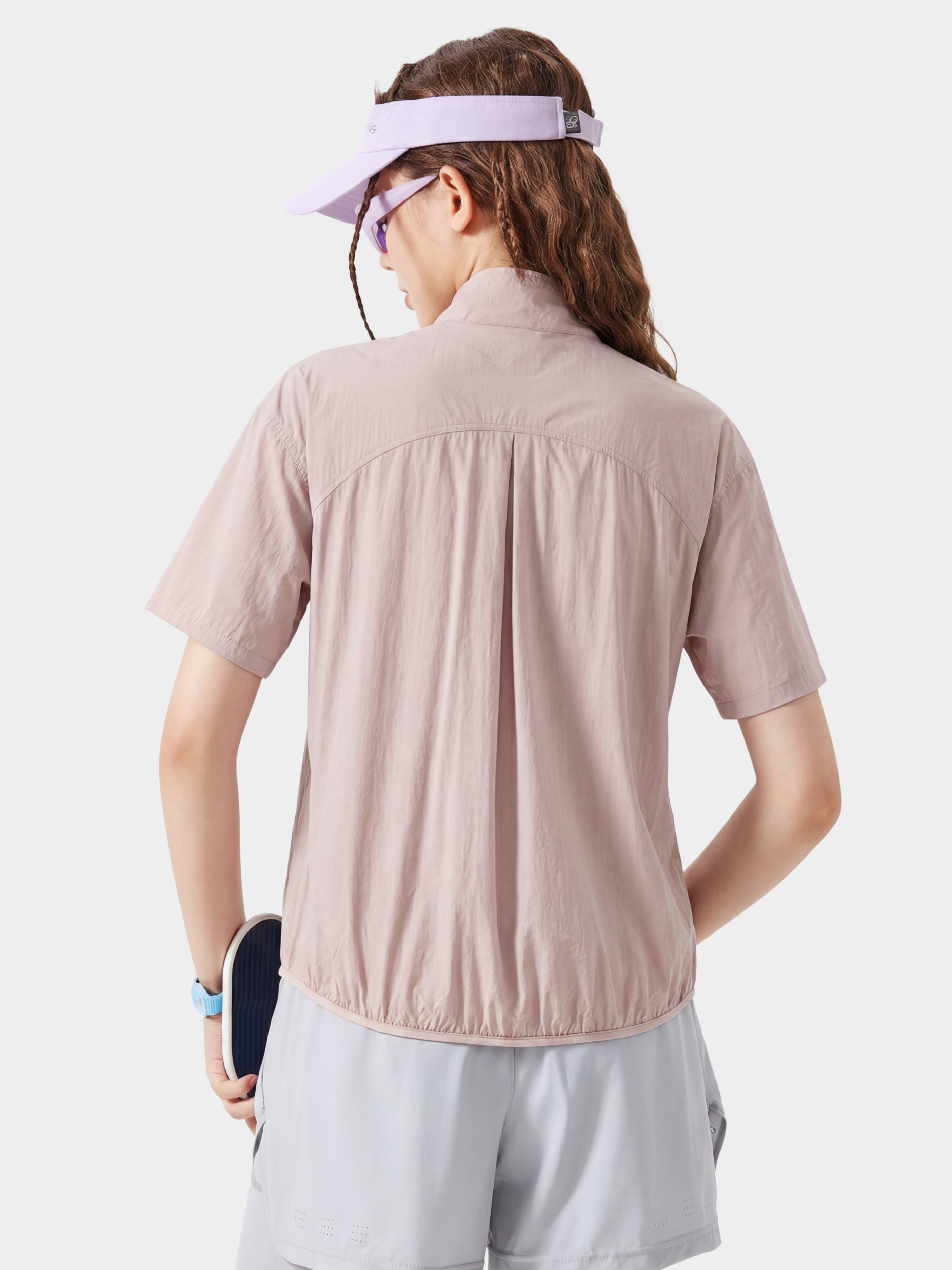 IronRidge - Unisex UPF50+ Lightweight Half-Zip Stand Collar Quick-Dry T-Shirt