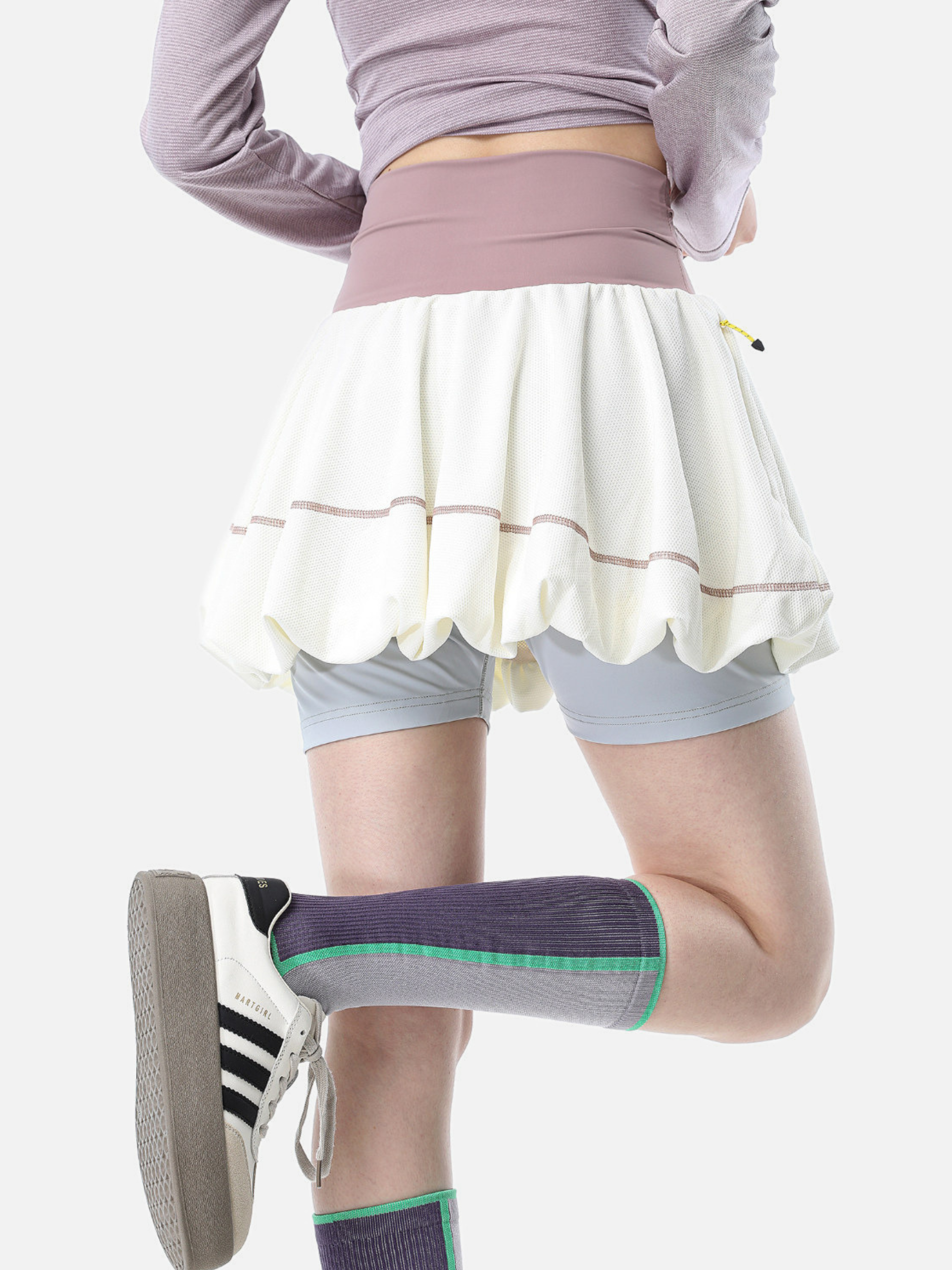 Boreax - Women's UV Protection Anti-Static 2-in-1 Bubble Skirt