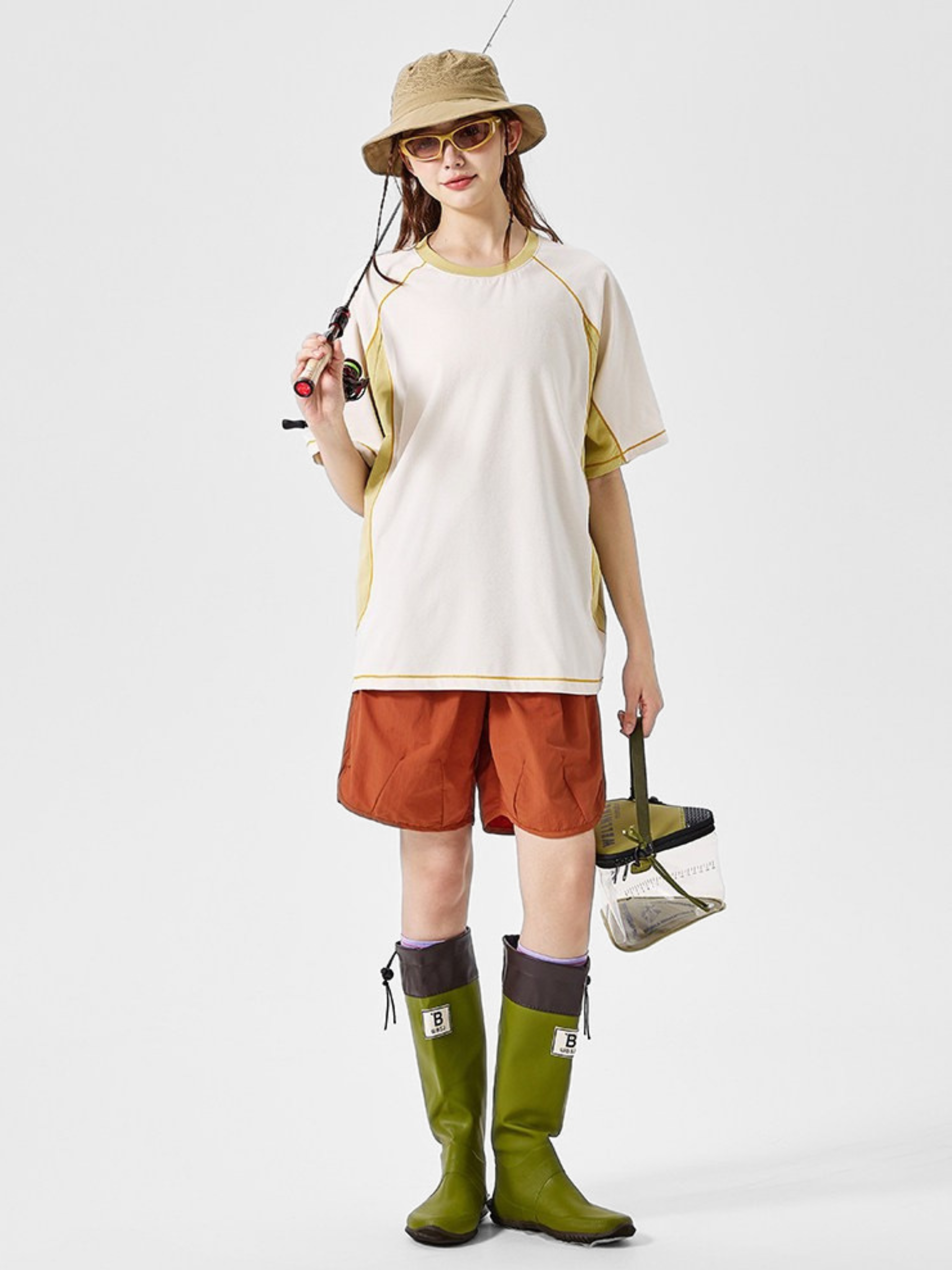 LightStep - Unisex Lightweight Quick-Dry Colorblock Performance T-Shirt