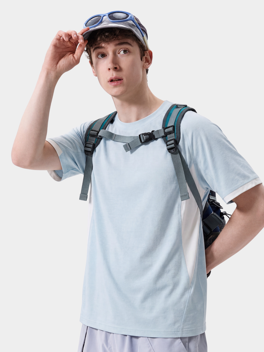 Fireclaw - Quick-Dry Colorblock Performance T-Shirt