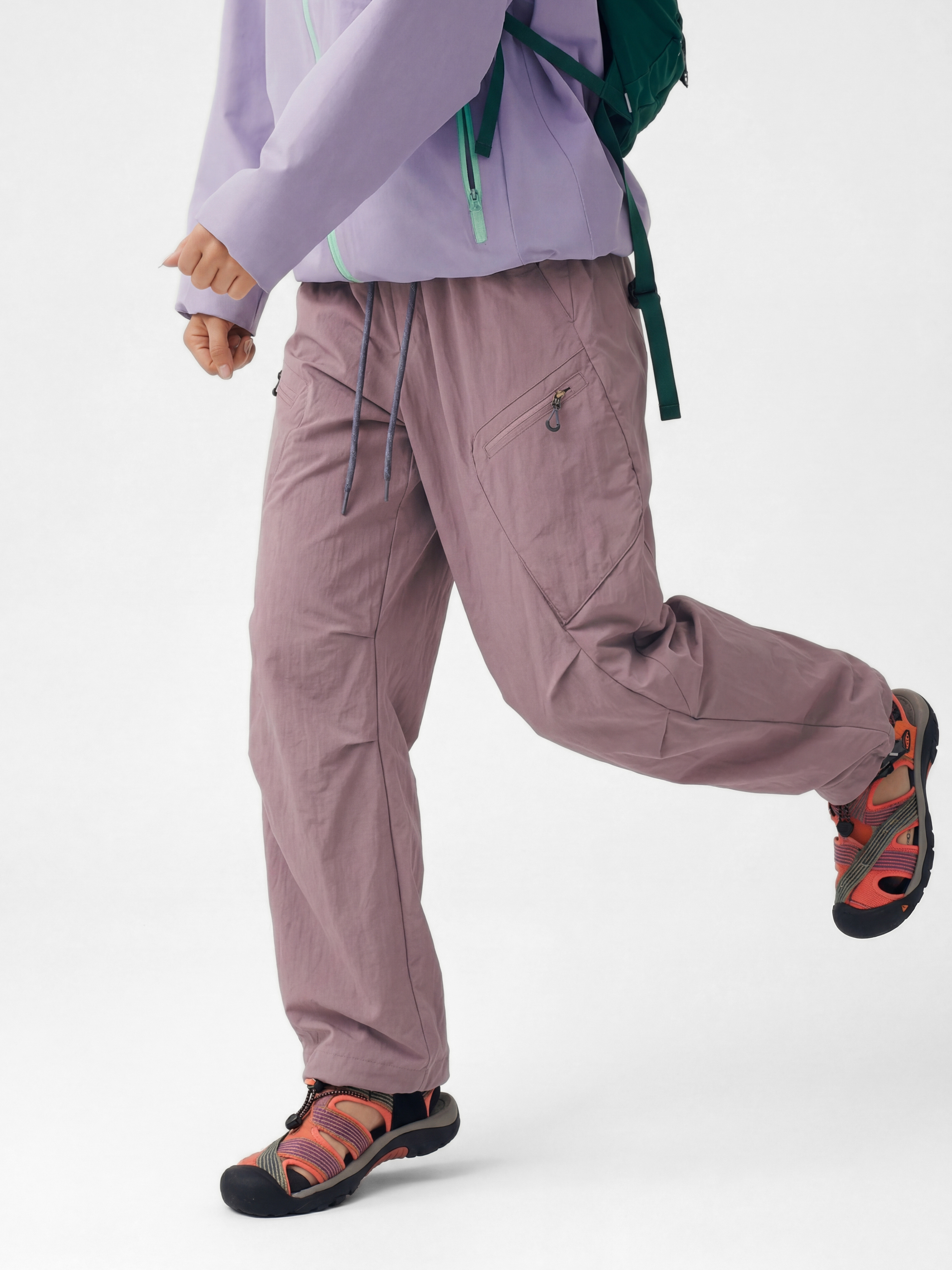 MesaGrip - Women's Water-Repellent Multi-Pocket Lightweight Shell Pants