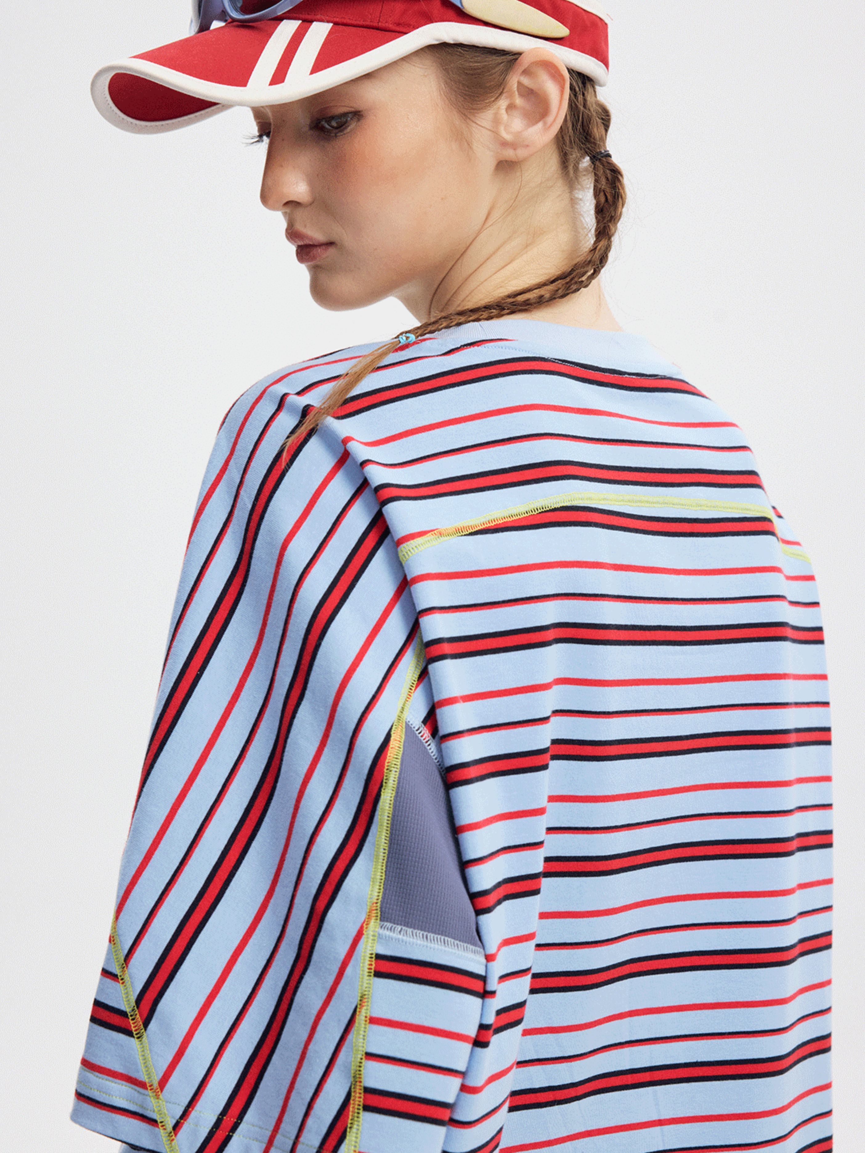 Boost - Women's Contrast Stripe Short Sleeve T-Shirt