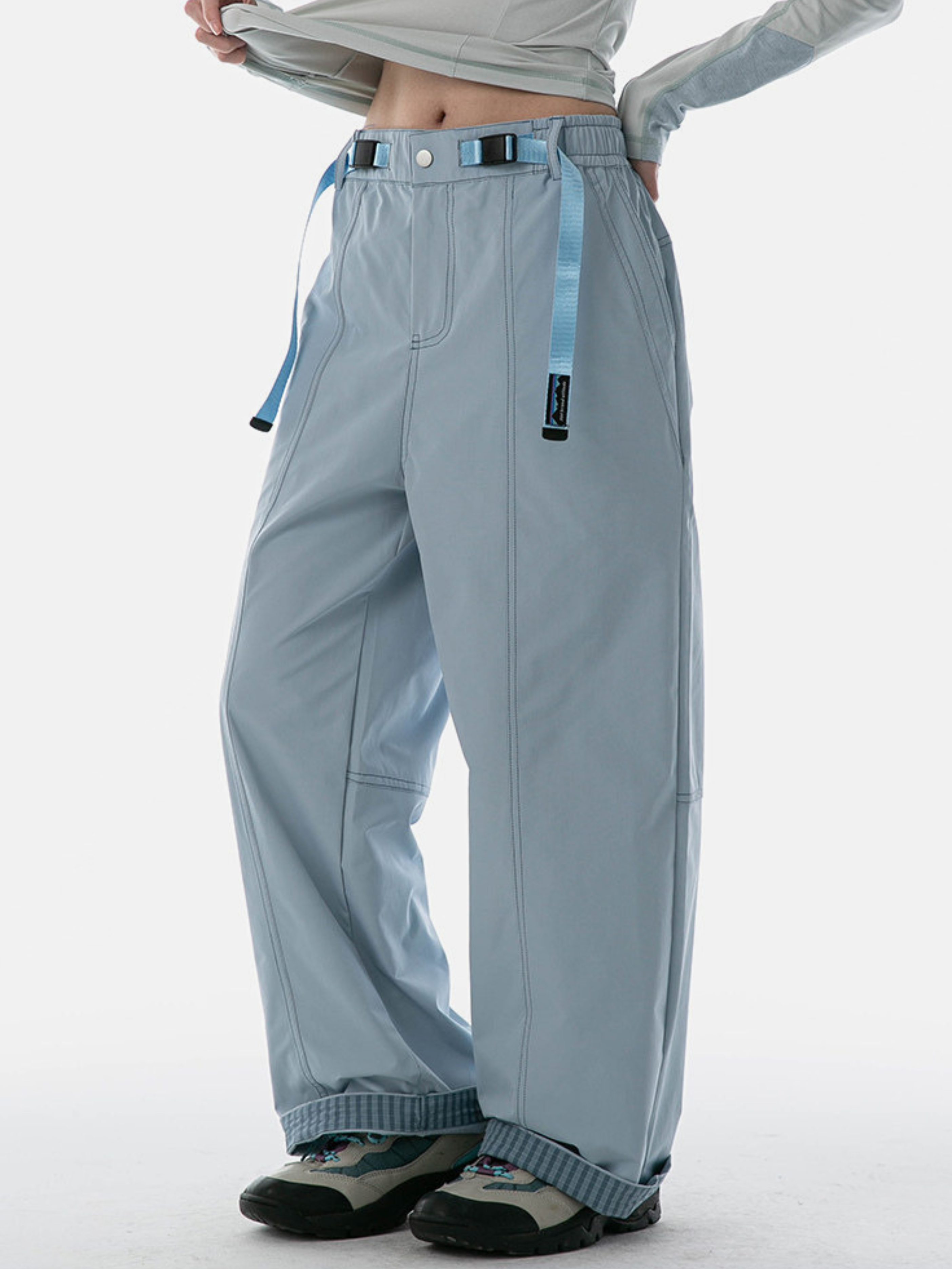 Vellax - Women's Water-Repellent Straight-Leg Utility Pants