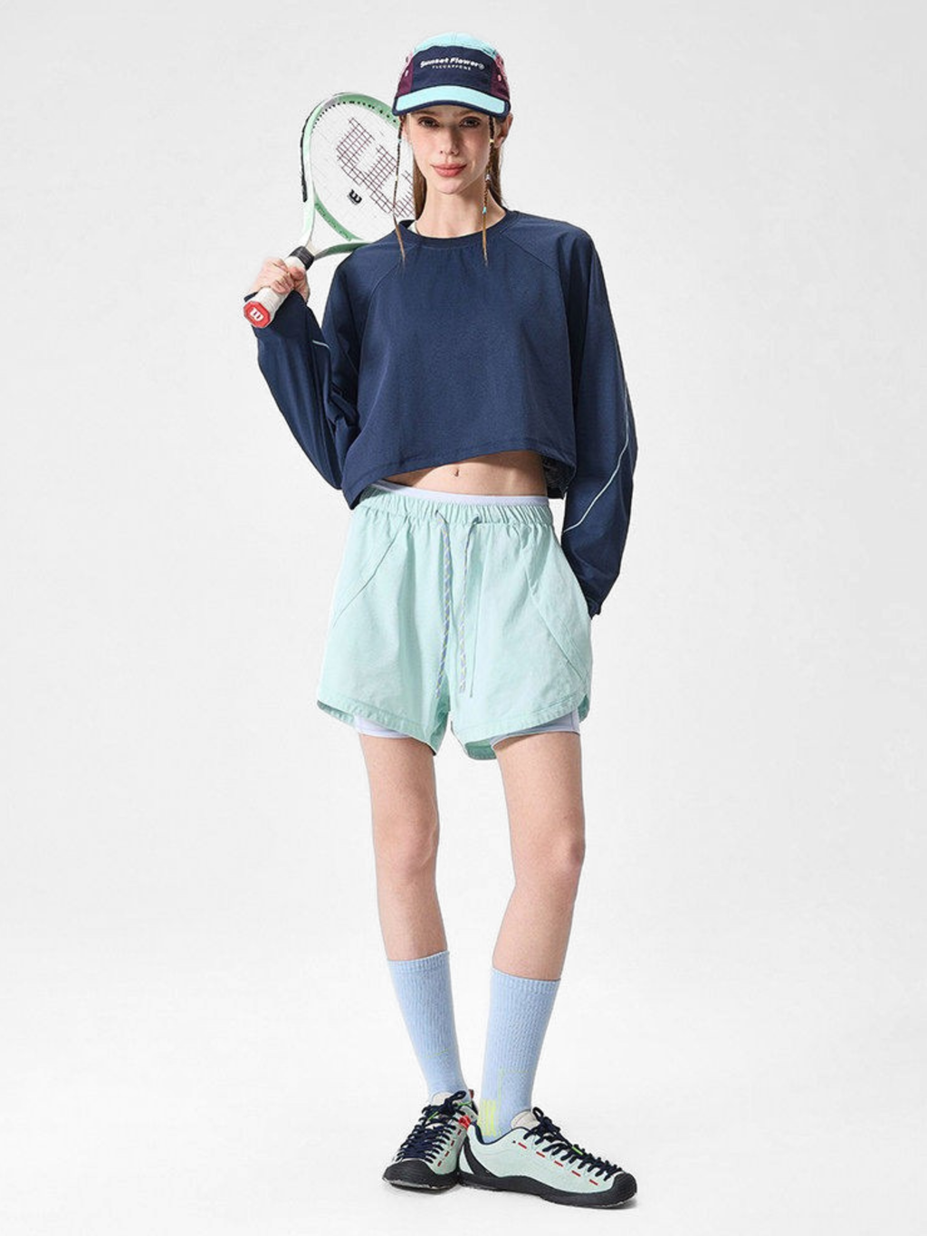Crossland - Women's Lightweight Breathable Quick-Dry Cropped Long Sleeve