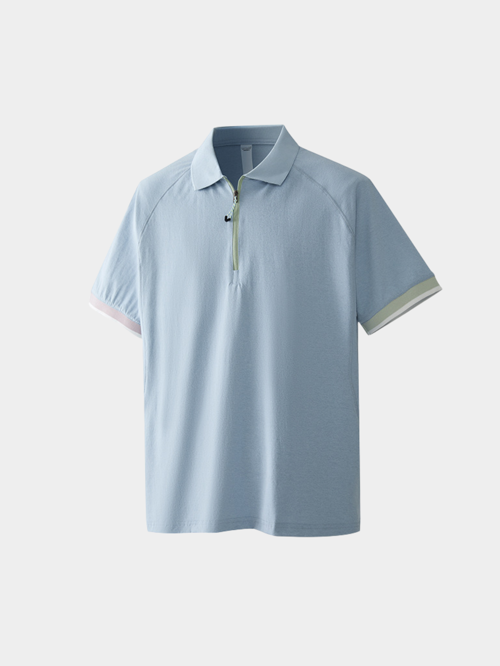 ChillFlask - Unisex Antibacterial Quick-Dry Half-Zip Polo T-Shirt