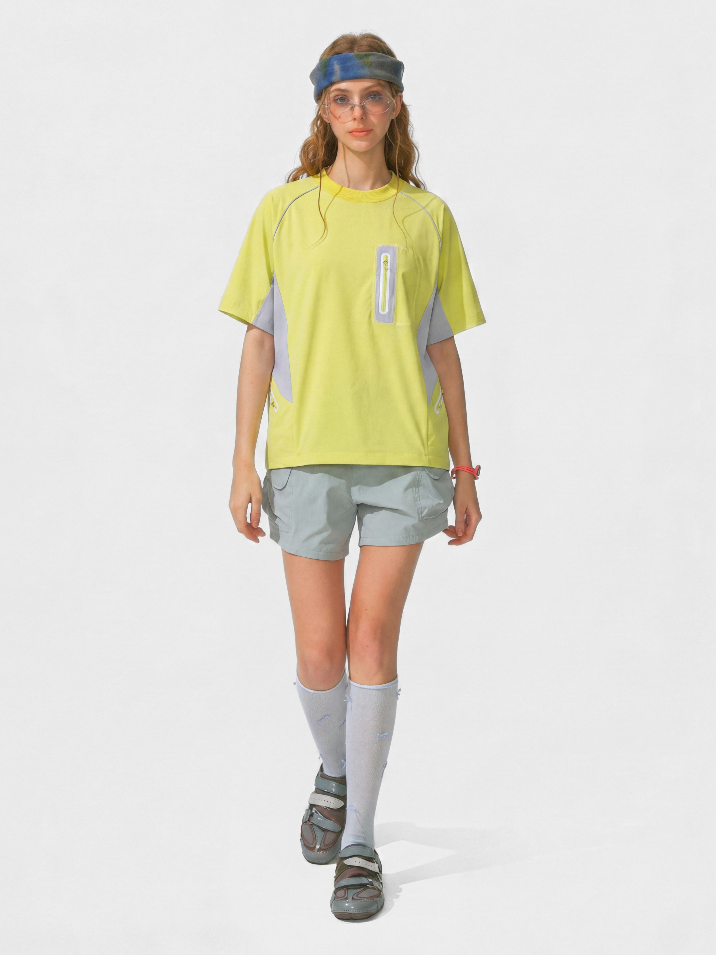 LightFlare - Unisex Colorblock Mesh Breathable Quick-Dry T-Shirt