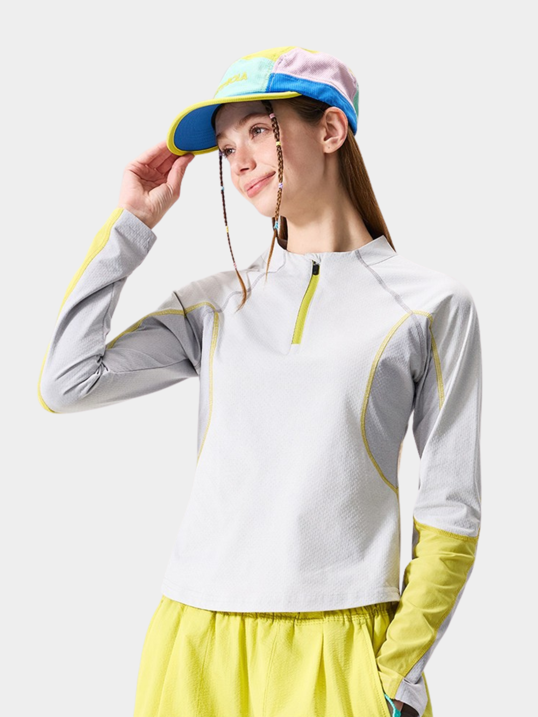CoolDry - Women's Quick-Dry Half-Zip Cropped Sports Top