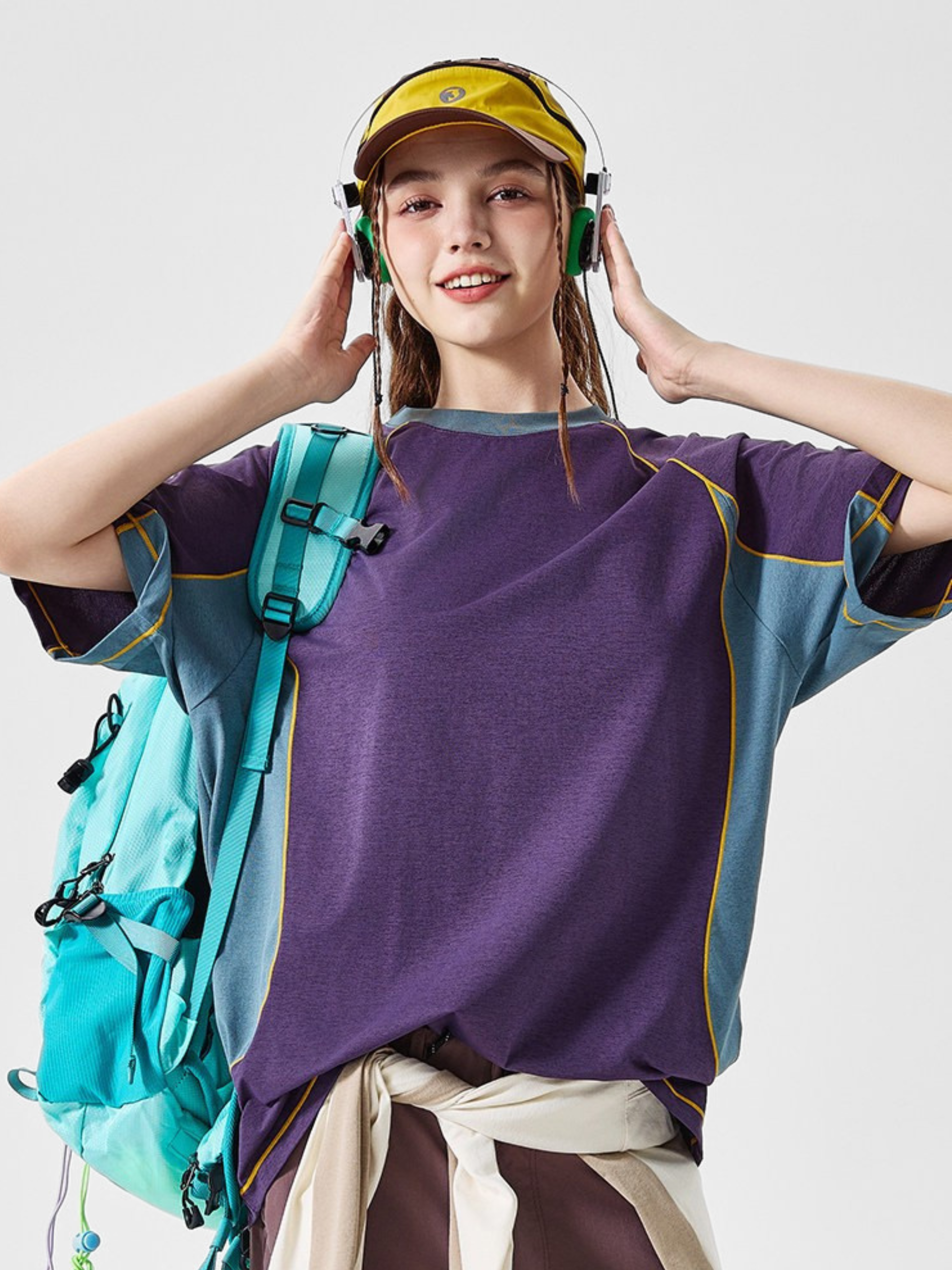 LightStep - Lightweight Quick-Dry Colorblock Performance T-Shirt