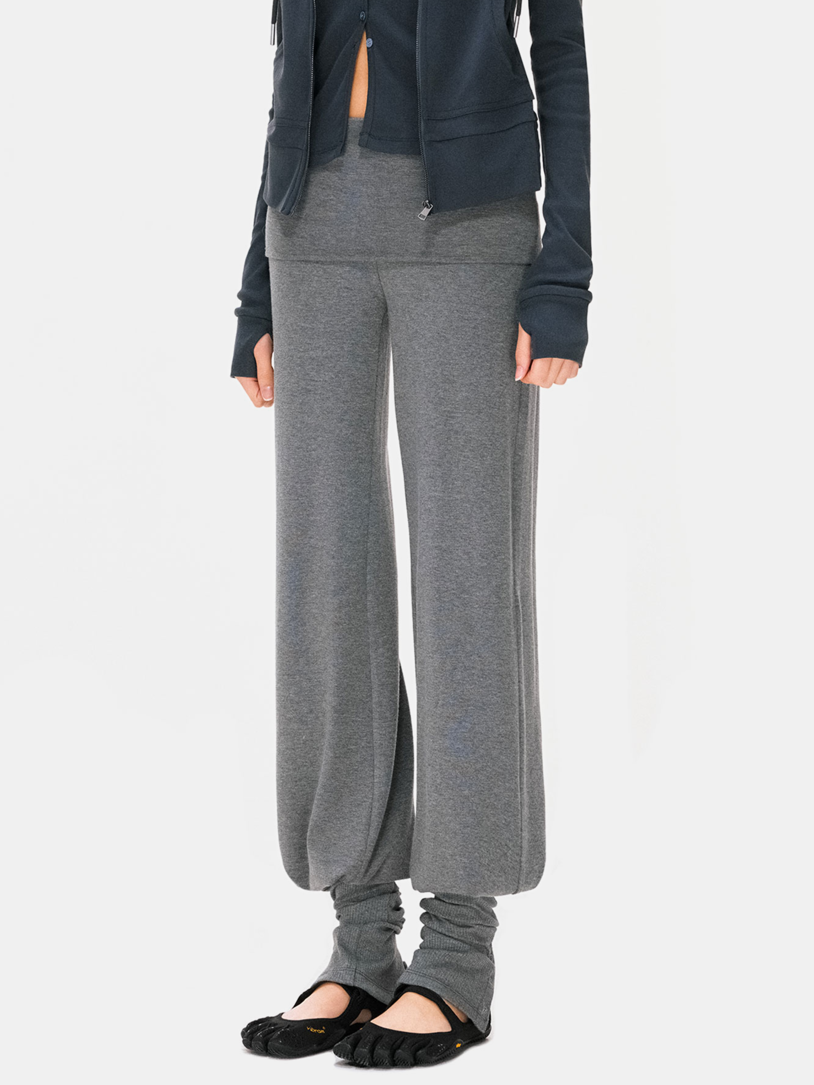 Hallowbrook - Women's Detachable Sock-Cuff Convertible Sweatpants