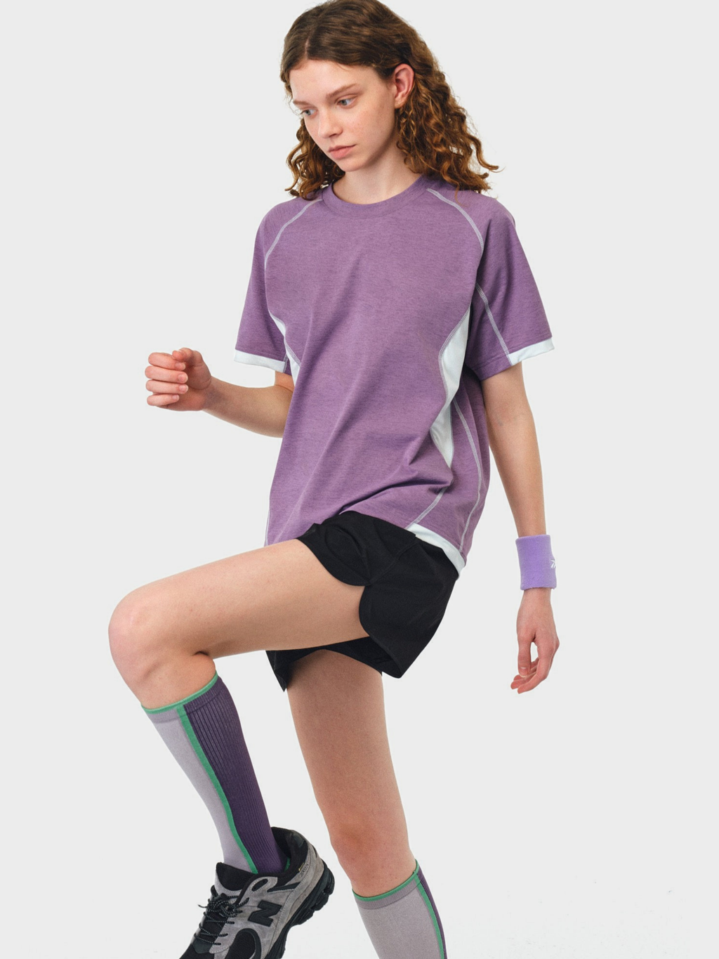Fireclaw - Unisex Quick-Dry Colorblock Performance T-Shirt