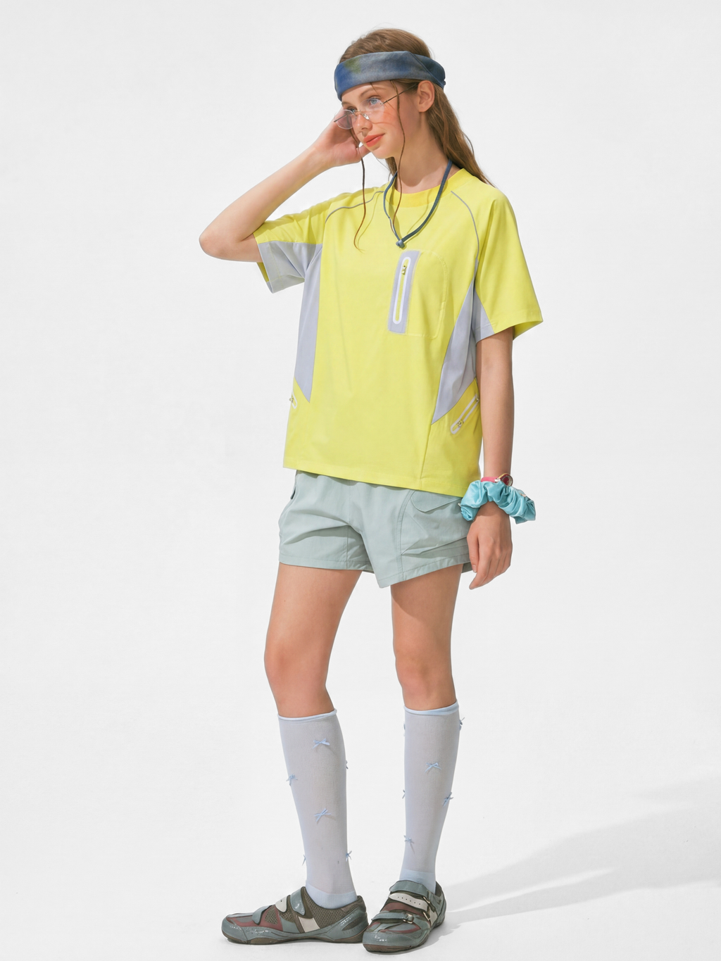 LightFlare - Unisex Colorblock Mesh Breathable Quick-Dry T-Shirt