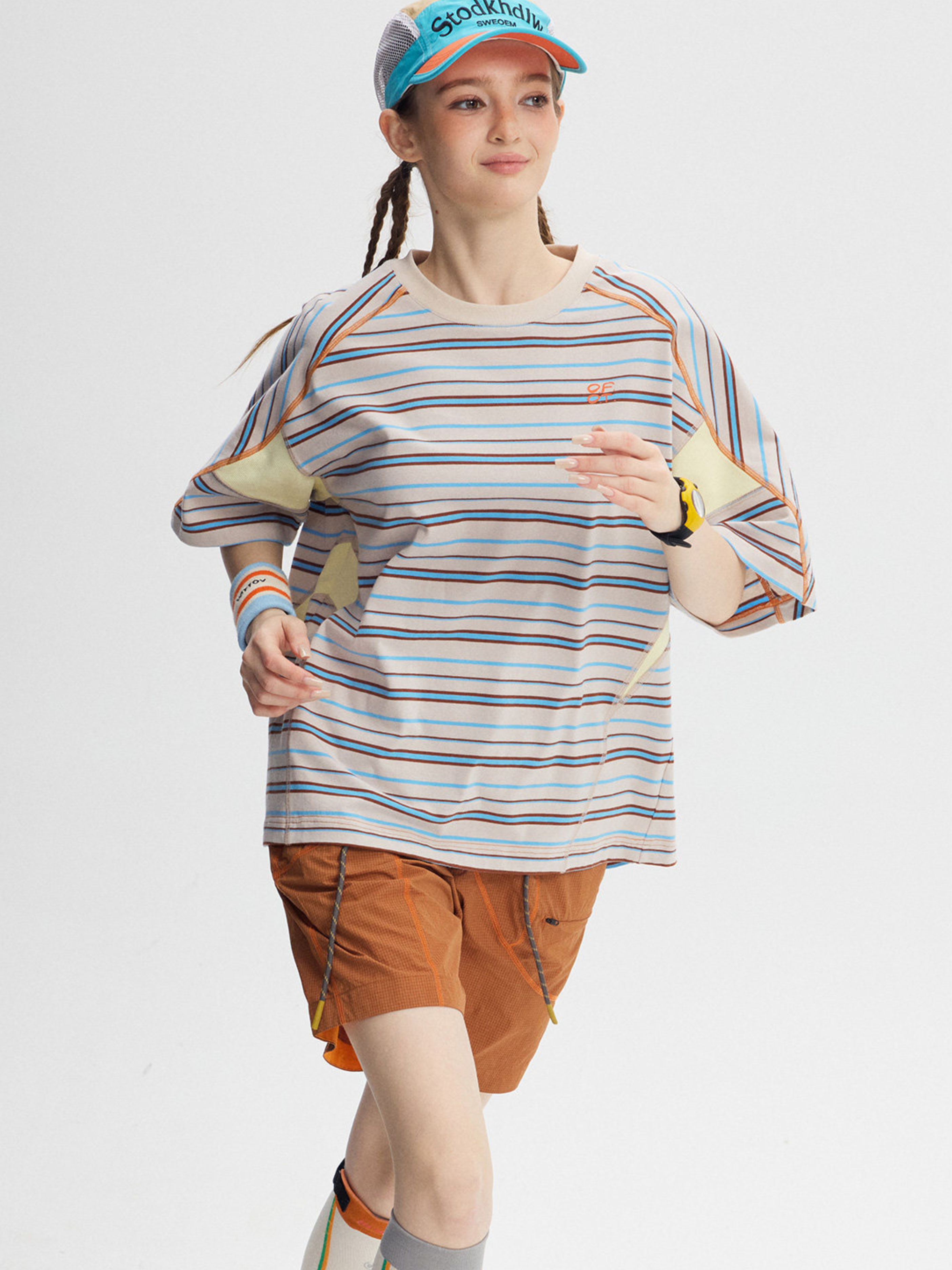 Boost - Women's Contrast Stripe Short Sleeve T-Shirt