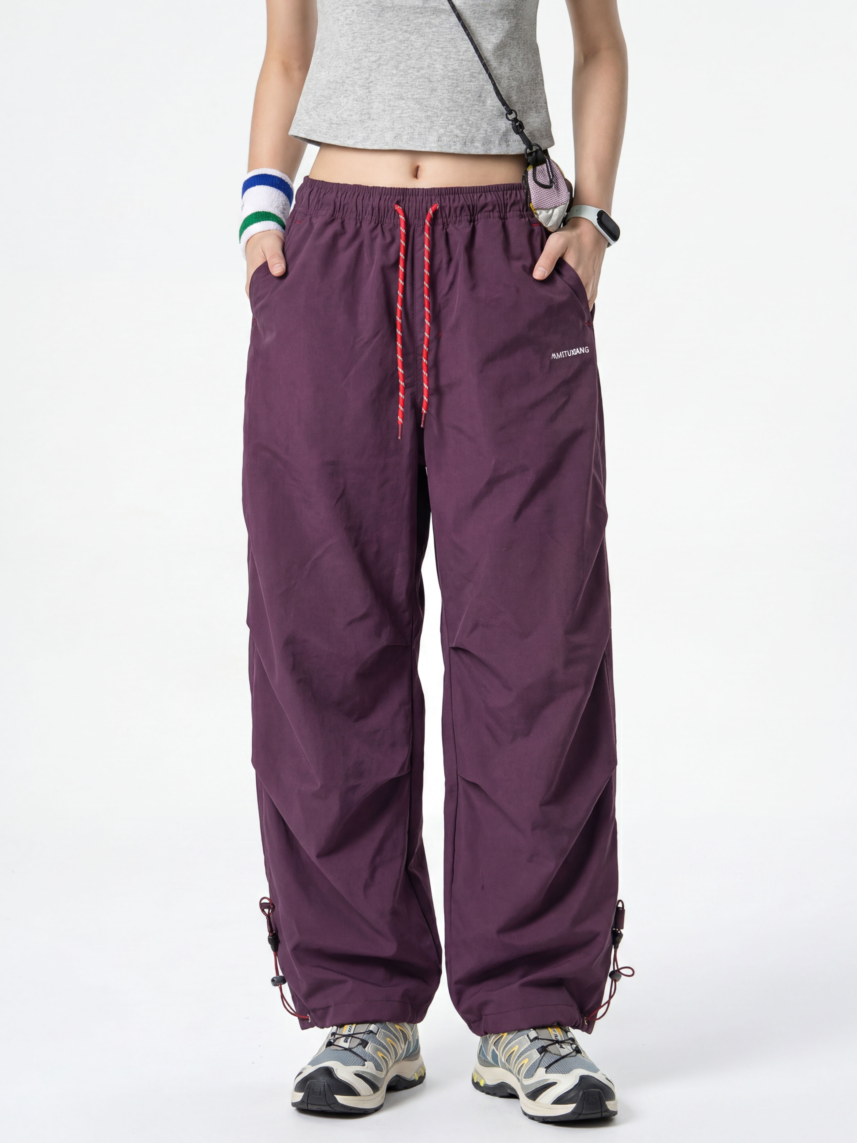 AlpTrail - Unisex Lightweight Windproof Water-Repellent Shell Pants
