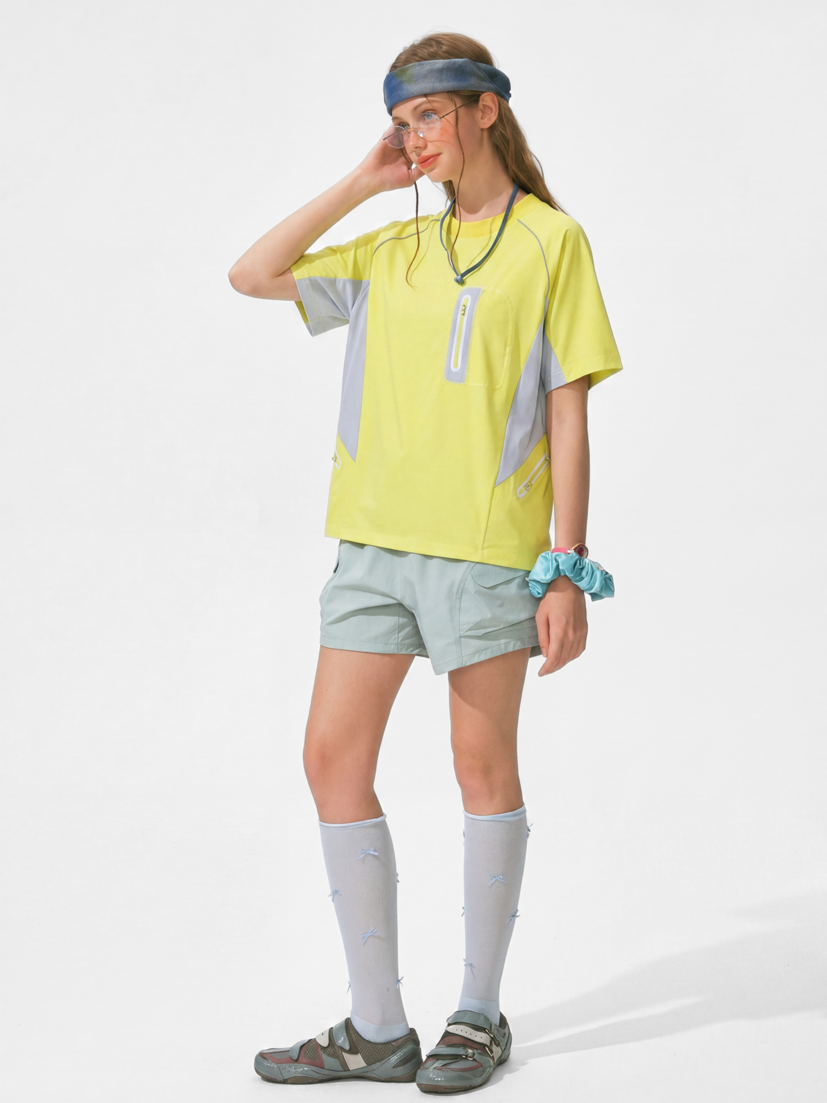 LightFlare - Colorblock Mesh Breathable Quick-Dry T-Shirt
