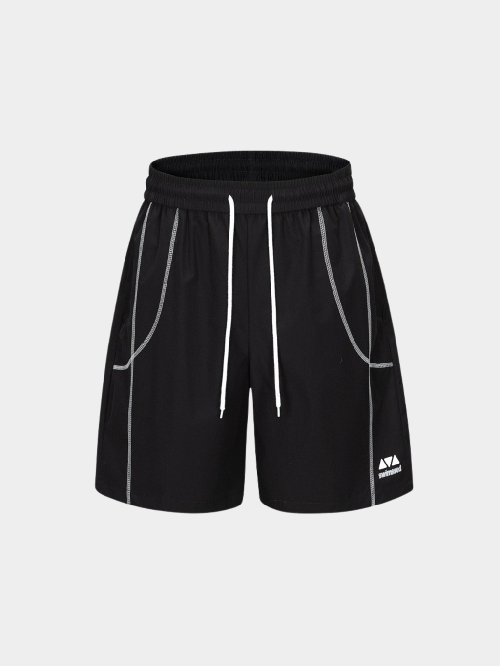 AlpineMist - Men's Colorblock Lightweight Quick-Dry Athletic Shorts