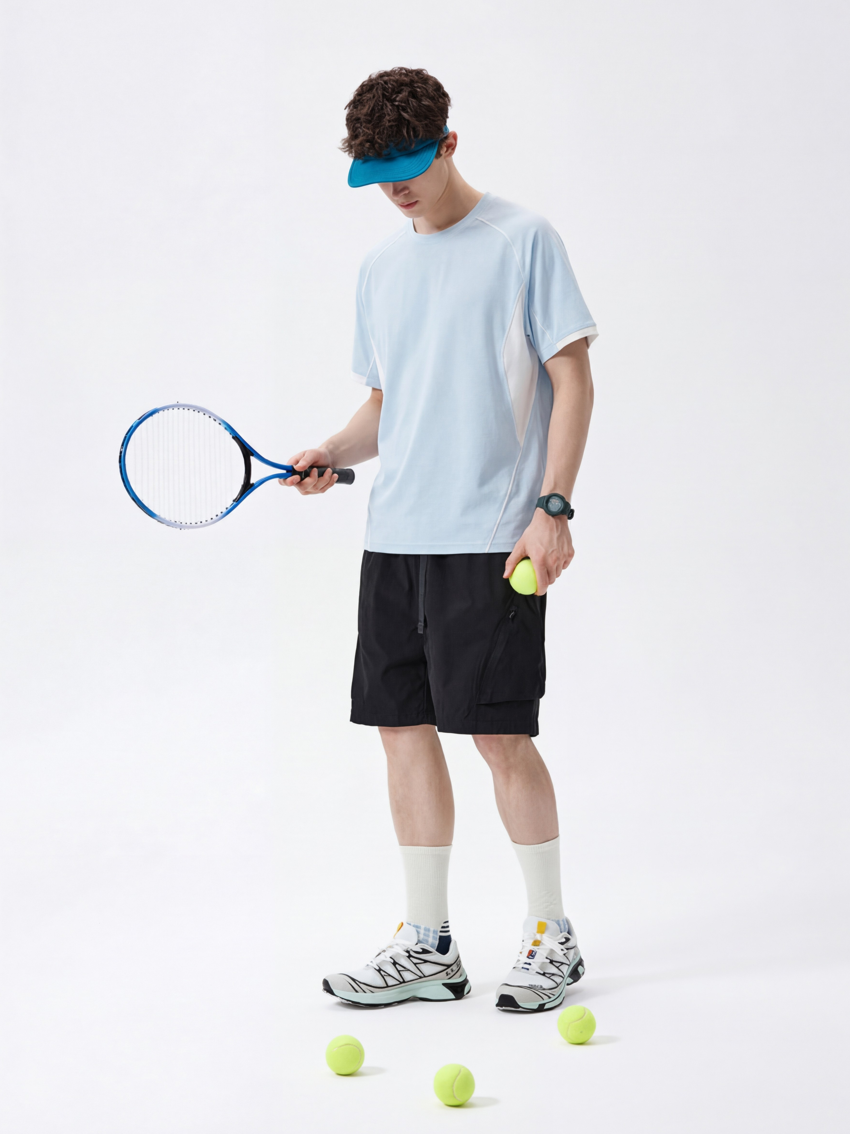 Fireclaw - Unisex Quick-Dry Colorblock Performance T-Shirt