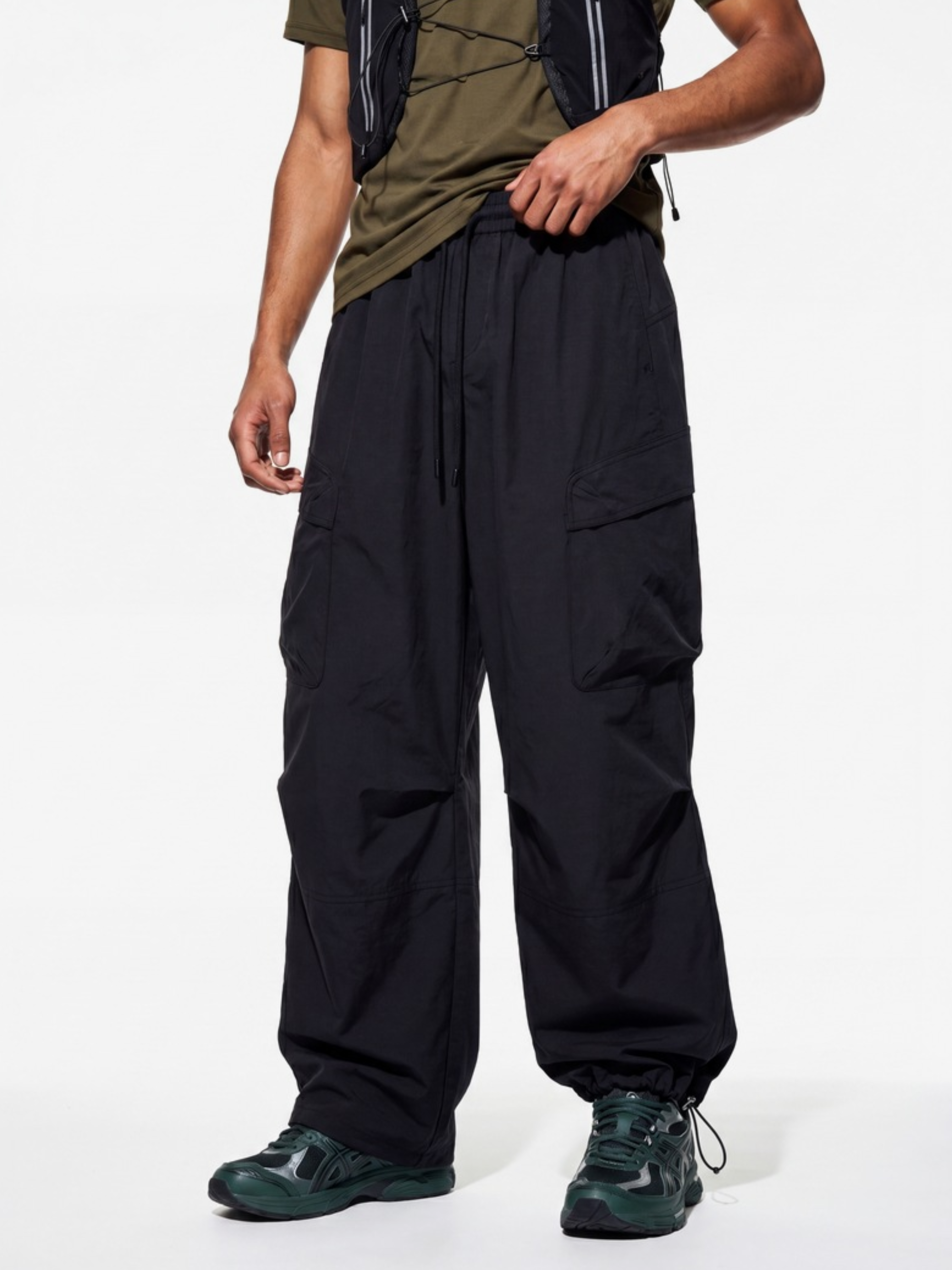 Treeline - Unisex Large Pocket Quick-Dry Curved-Leg Pants
