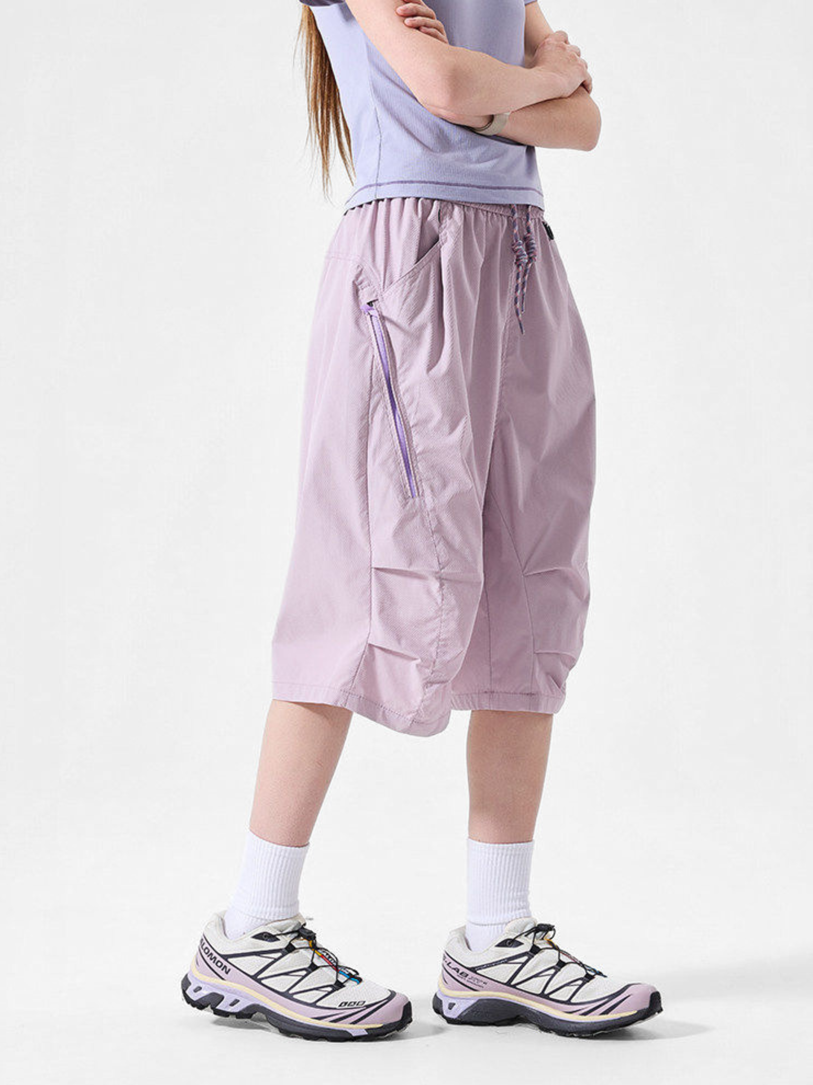DewDash - Water-Repellent Wrinkle Utility Shell Shorts